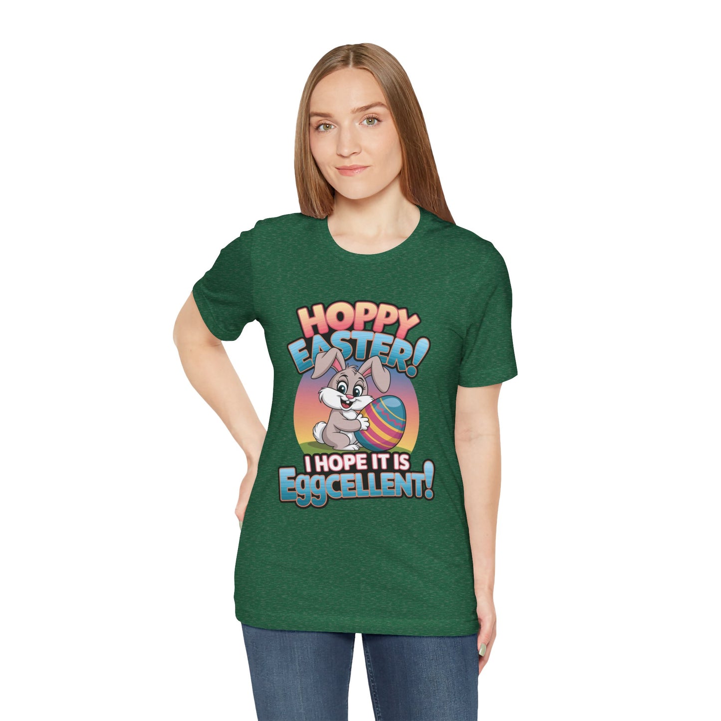 Happy Easter Unisex Tee Easter Shirt Easter Bunny T Shirt Easter Apparel Easter Bunny Outfit