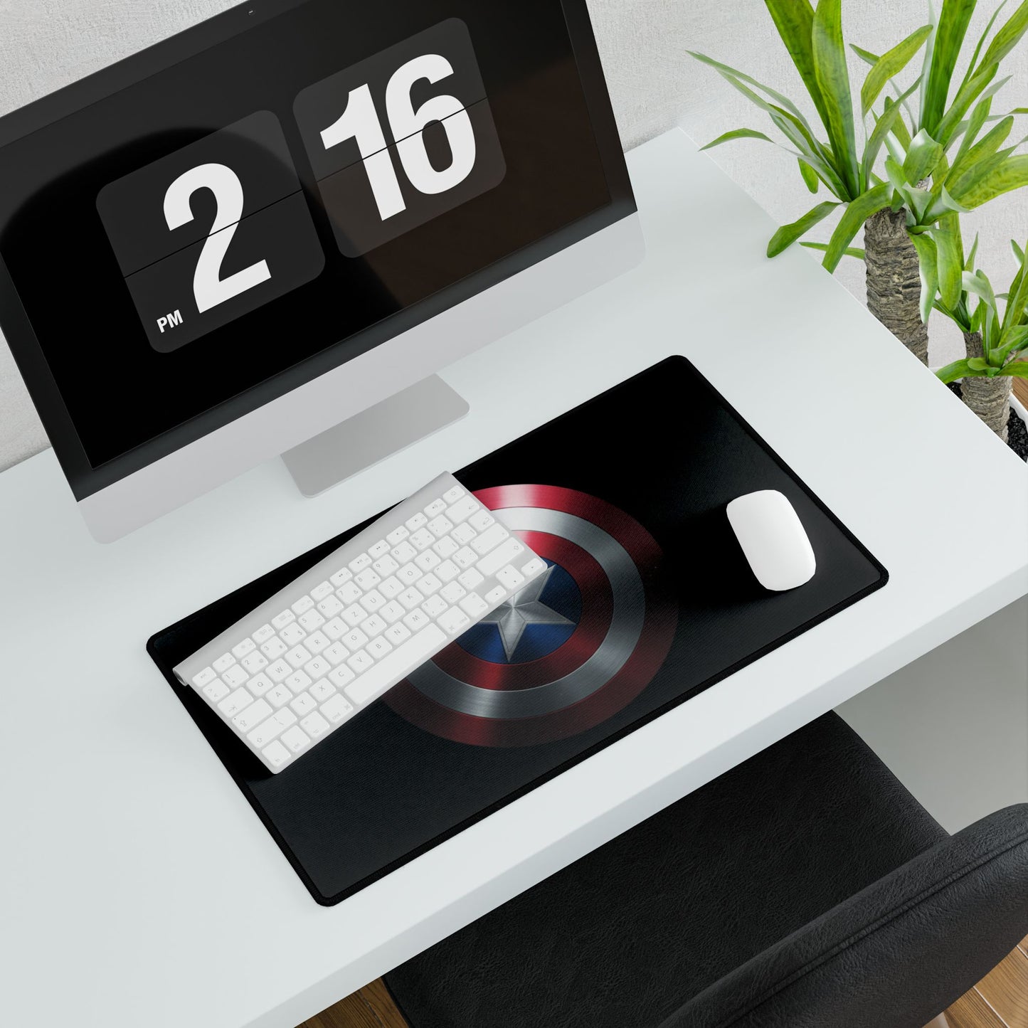 Desk Mat with Shield Design