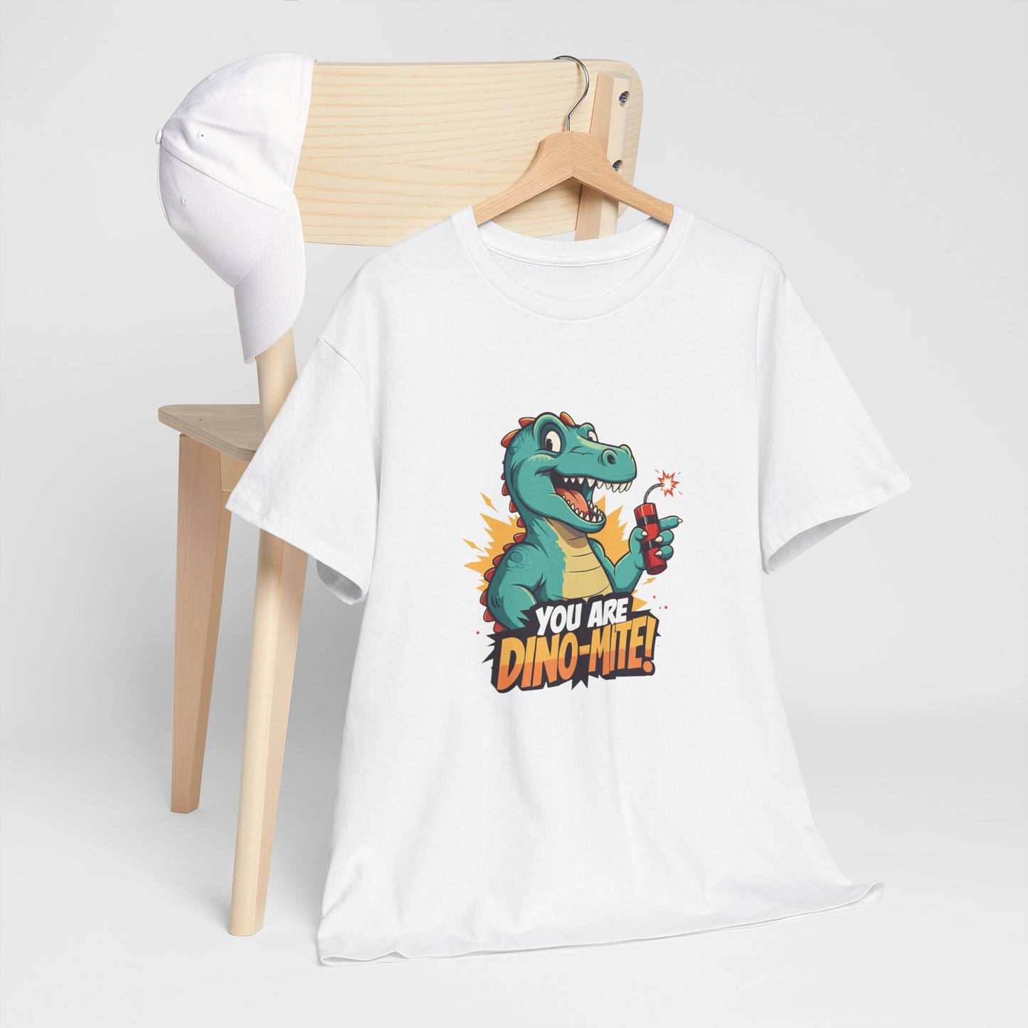You Are Dino-Mite T-Shirt – Funny Dinosaur Graphic Tee | Cute T-Rex Shirt for Kids & Adults | Unisex Dino Lover Gift | Explosion Design