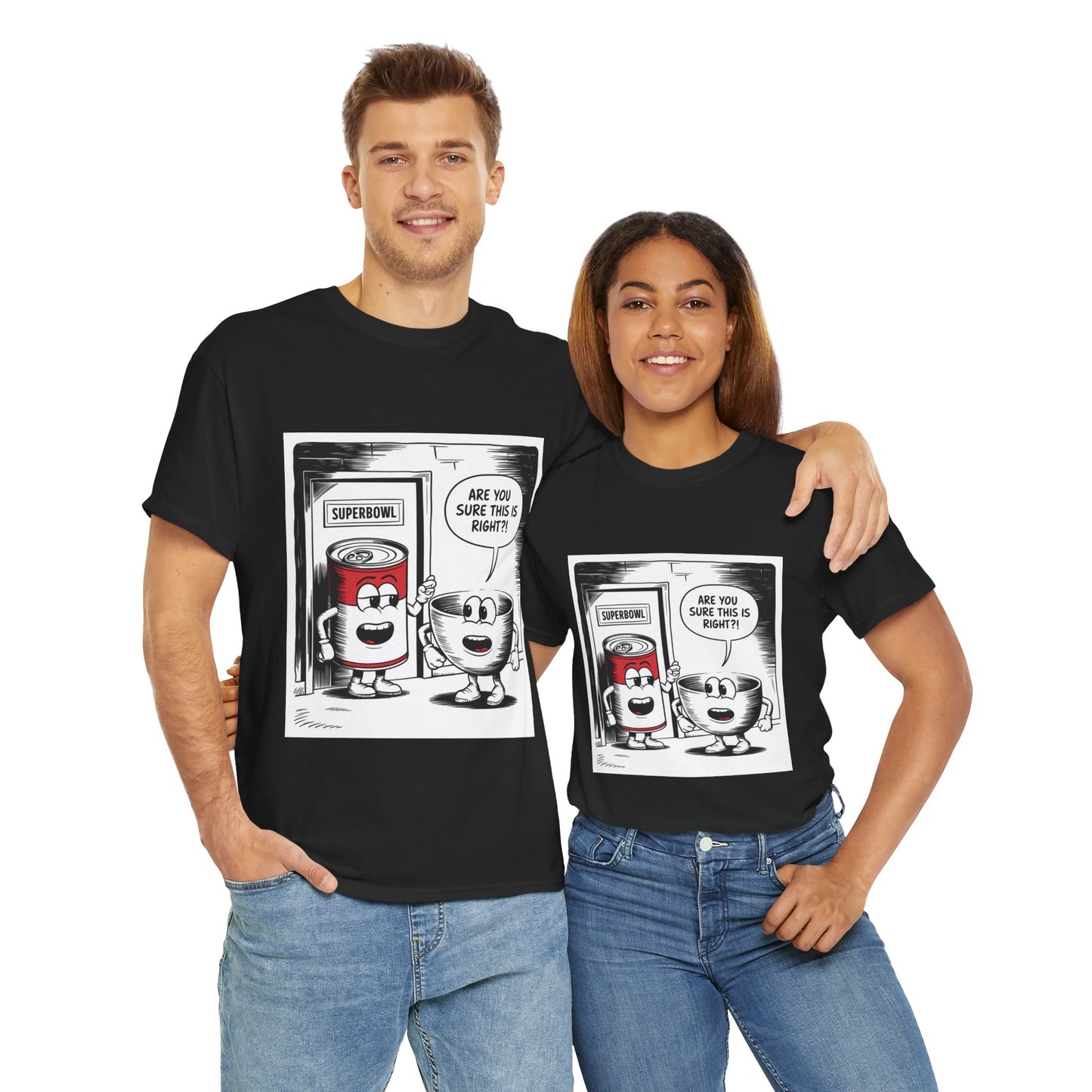 Comic Unisex Tee - Superbowl Design