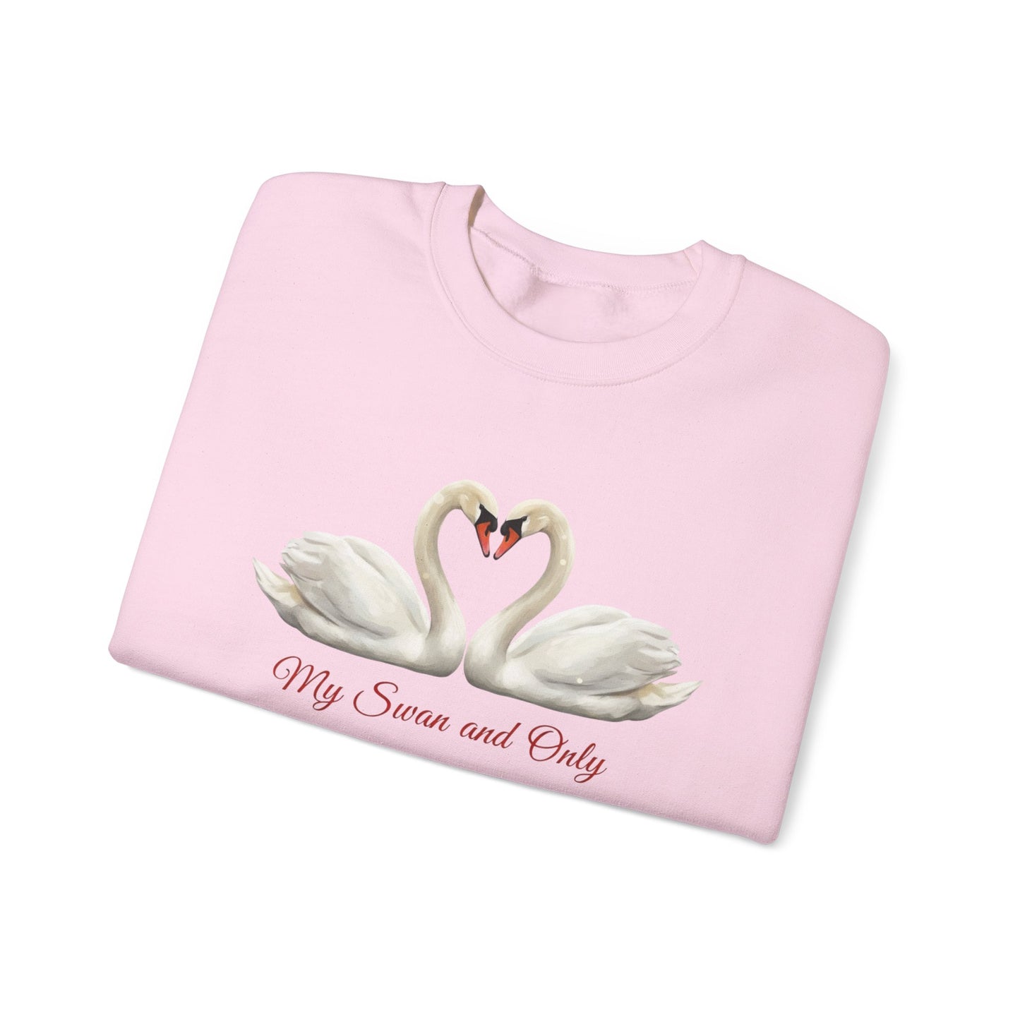 My Swan And Only Sweatshirt, Swan Love Sweater, Romantic Couple Gift, Valentine Sweatshirt, Anniversary Love Pullover