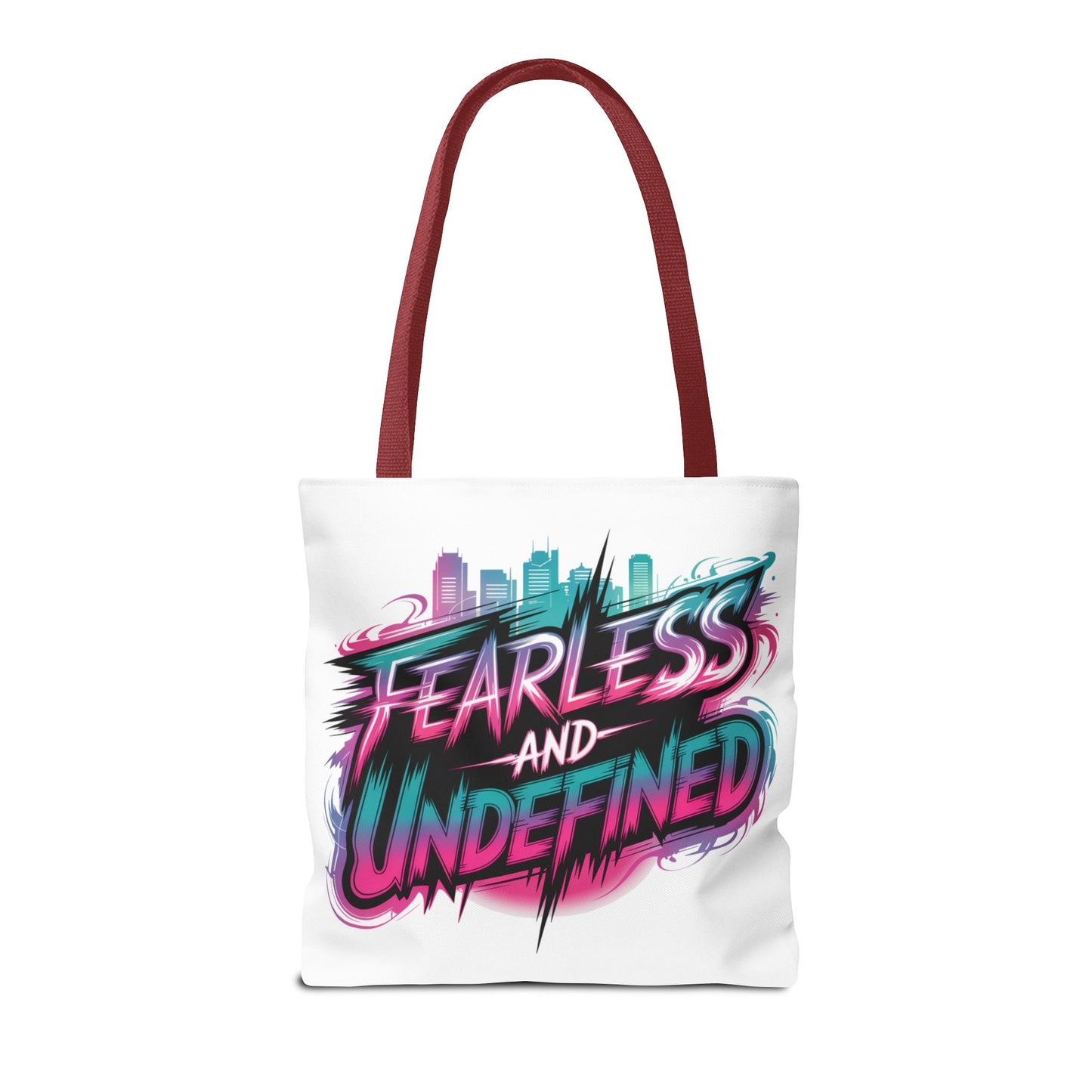 Custom Name Tote Bag | Fearless and Undefined Design | K-Pop Inspired Gift for Fans | Personalized Bold Aesthetic Bag | Trendy Streetwear Tote
