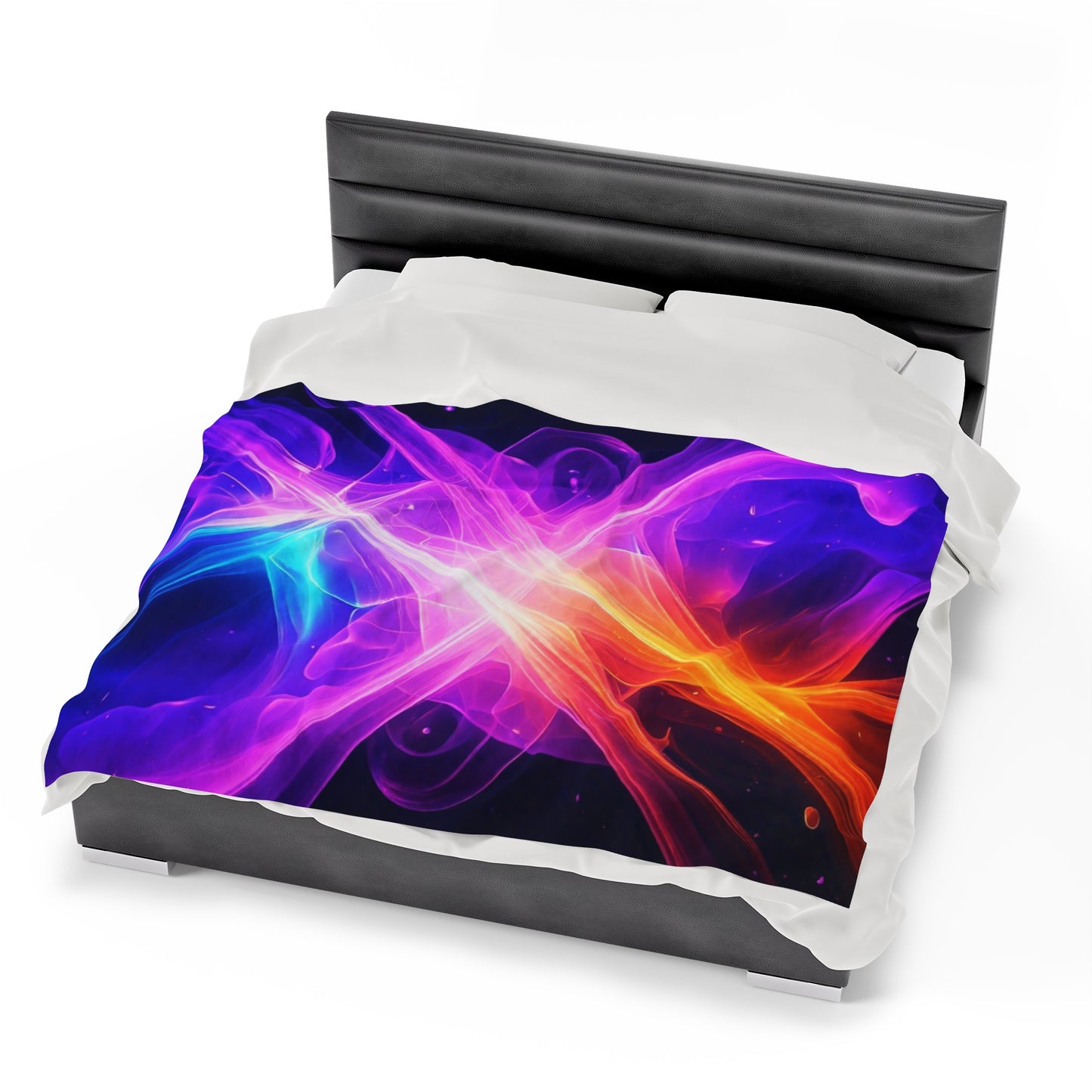 Color Splash Plush Velveteen Blanket