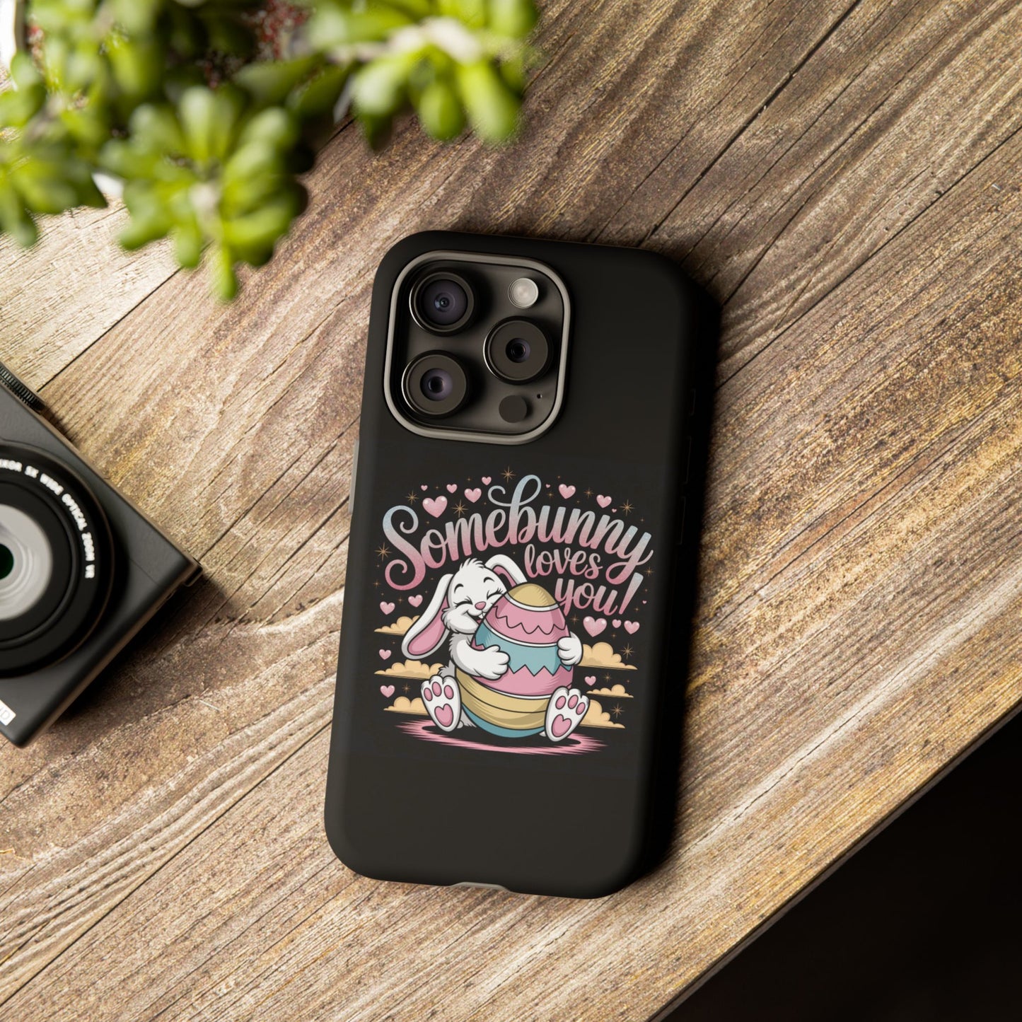 iPhone Case Somebunny Loves You Easter Bunny Easter Phone Case