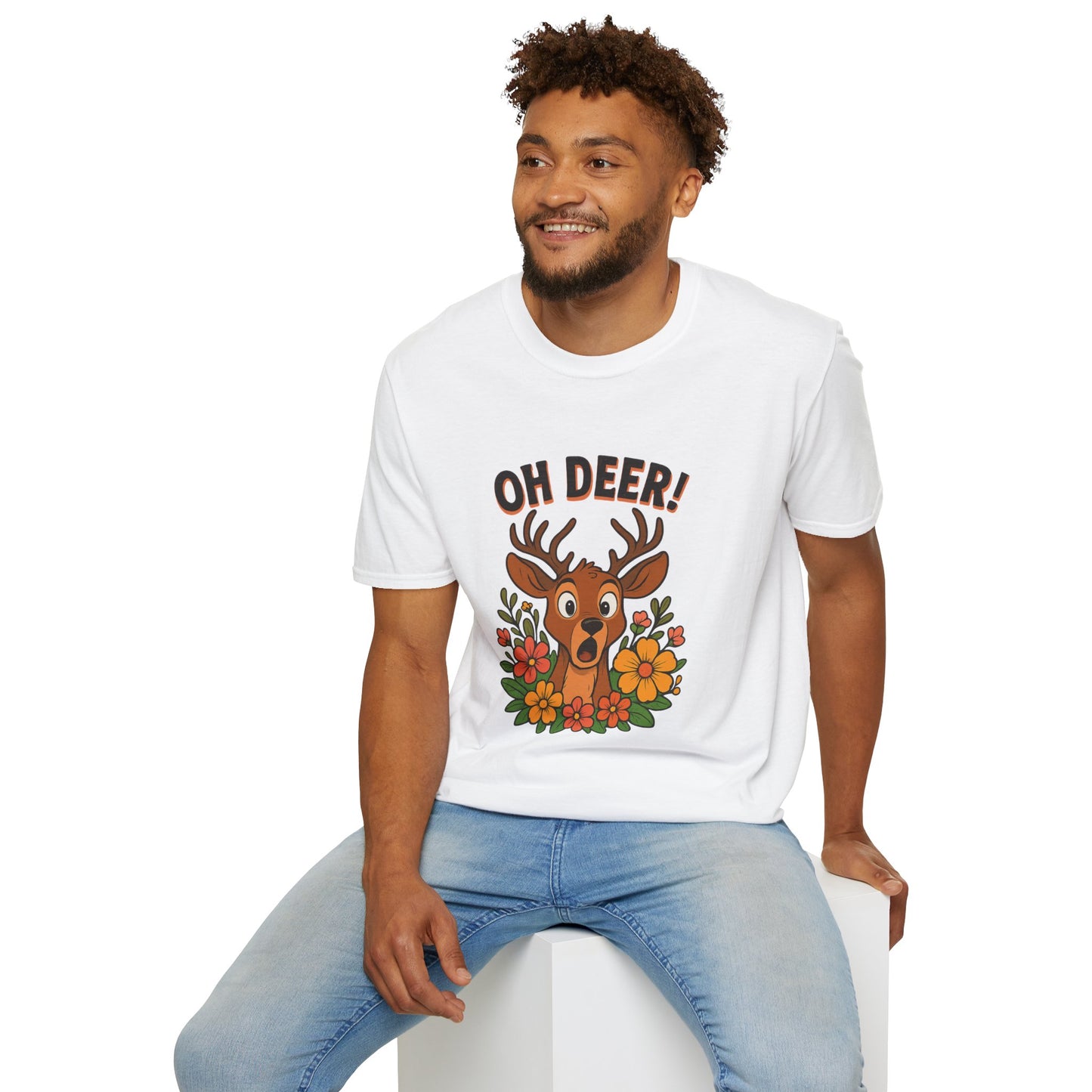 Oh Deer T-Shirt Animal Apparel Wildlife shirt Deer Tee Gift for Animal Lovers