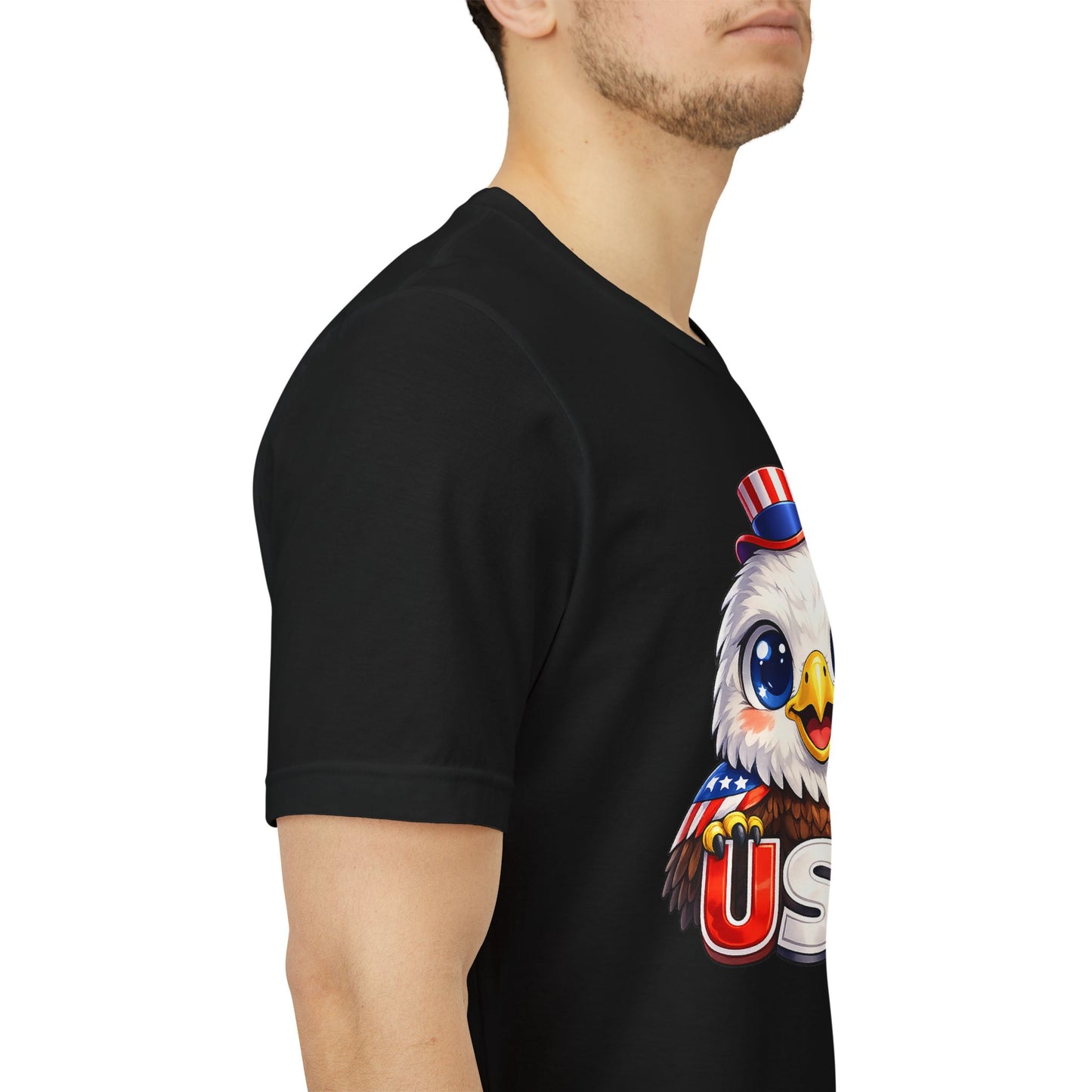 Cute USA Eagle Shirt, Patriotic Eagle T Shirt, Fourth Of July Shirt, American Flag Eagle Tee, Freedom Graphic Shirt, USA Pride Top