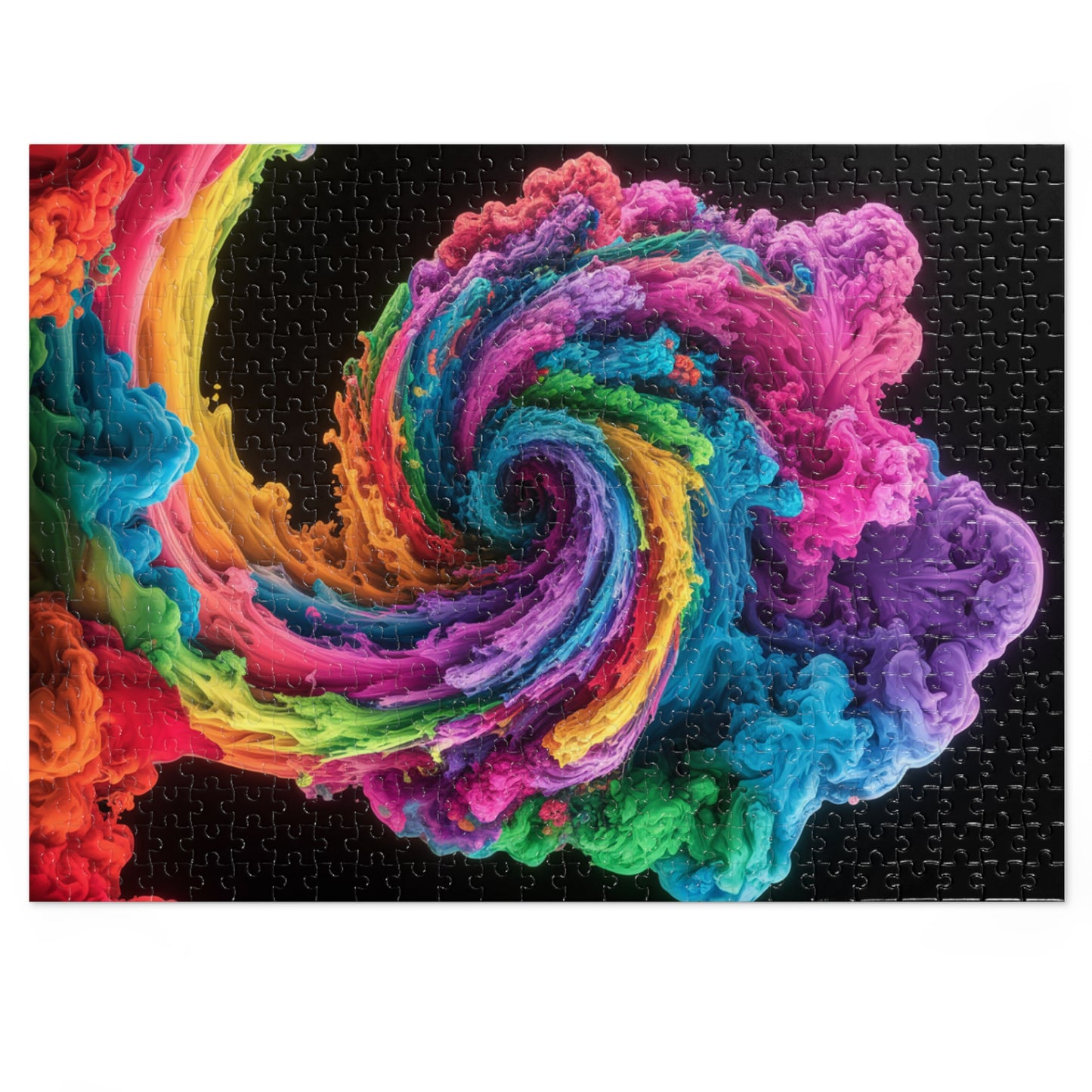Jigsaw Puzzle - Colorful Swirl Design