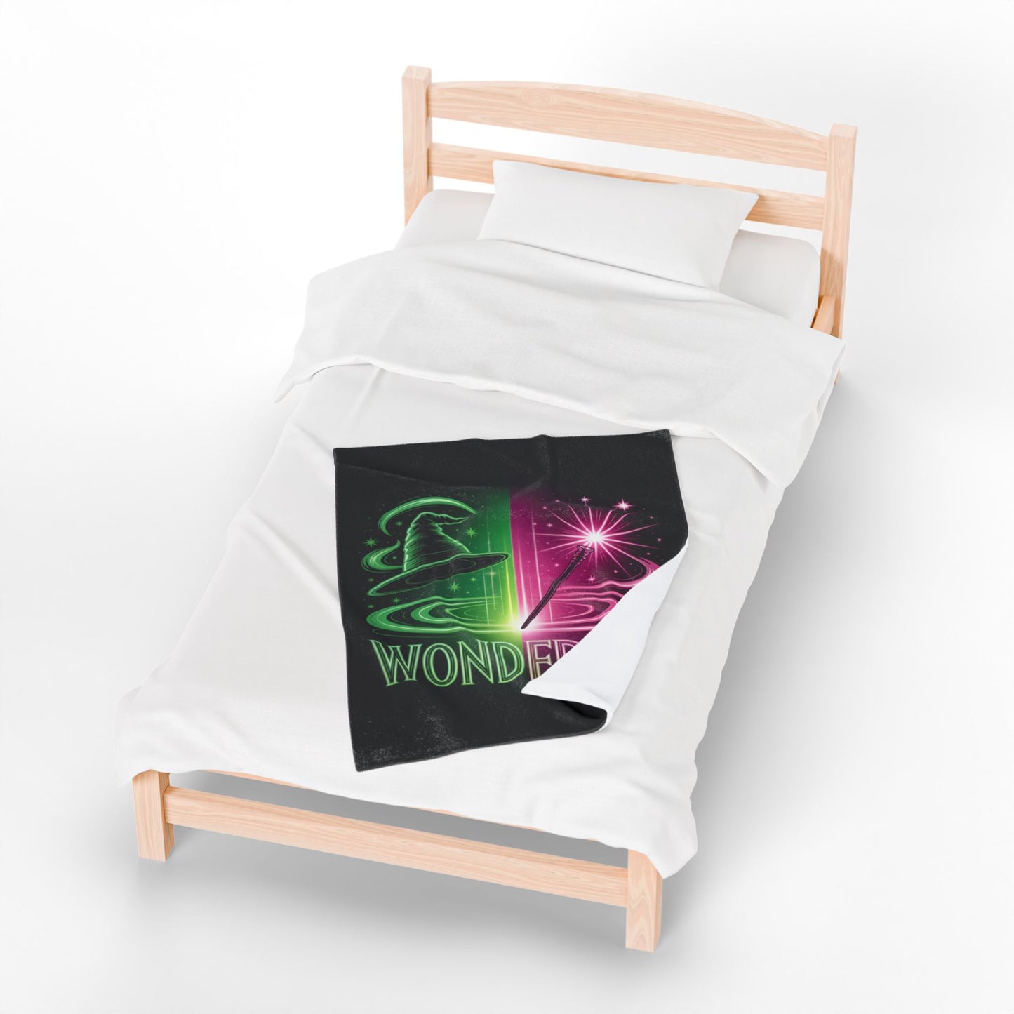 Wonderful Broadway-Inspired Blanket, Neon Theater Throw, Cozy Musical Gift, Soft Fleece Bed Blanket, Magical Room Decor For Broadway Fans