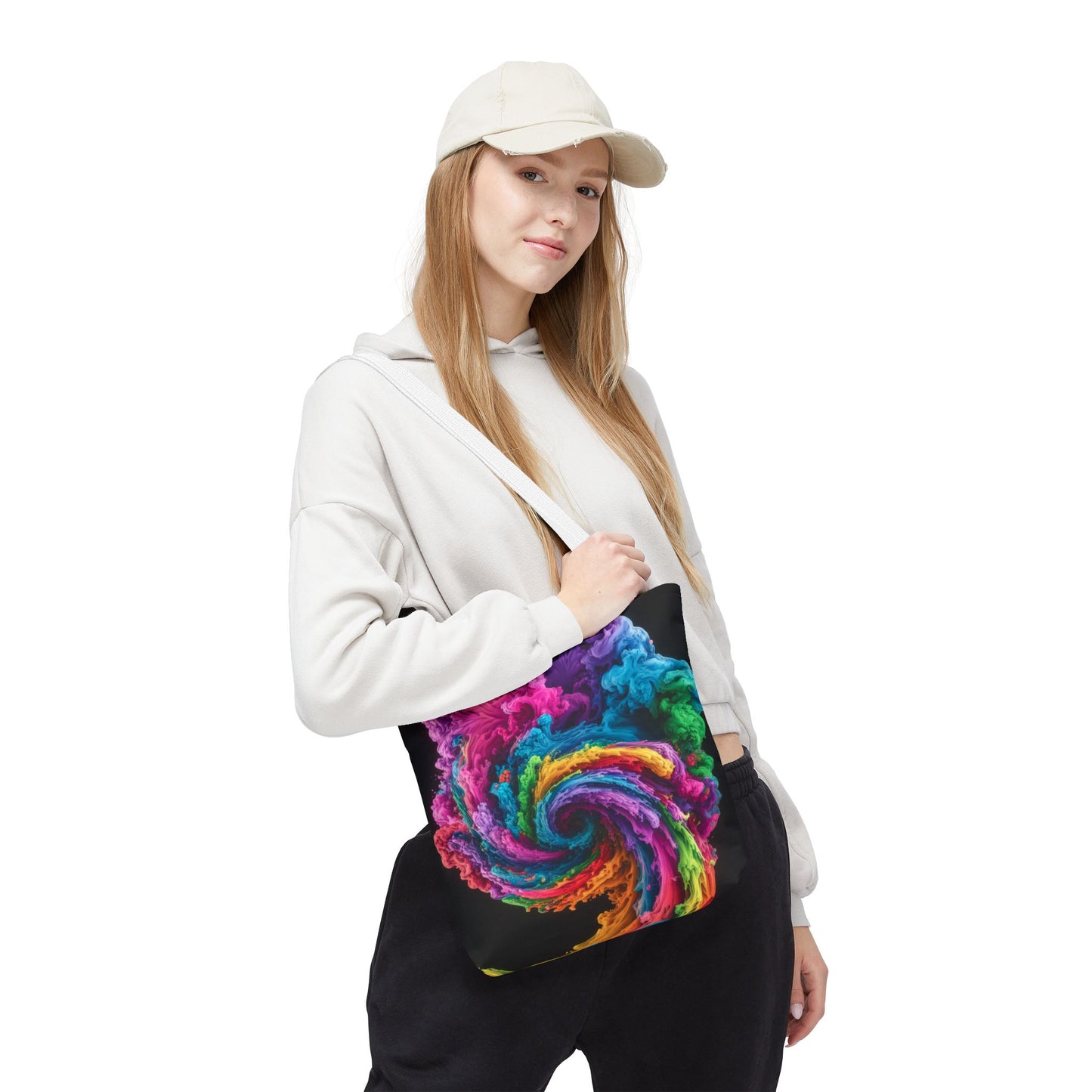 Colorful Swirl Tote Bag