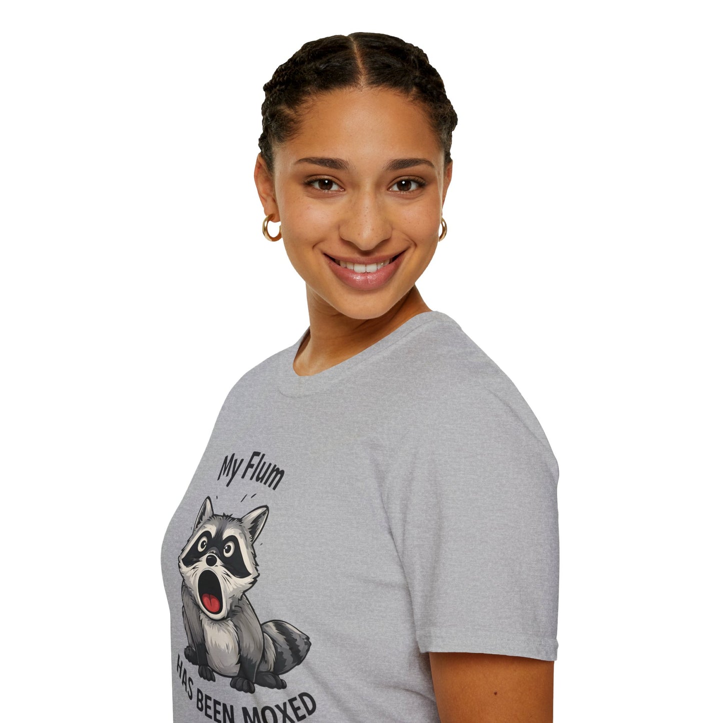 My Flum Has Been Moxed Shirt, Funny Raccoon T Shirt, Flummoxed Word Play Tee, Cute Shocked Raccoon Graphic Tee, Sarcastic Humor Shirt Gift