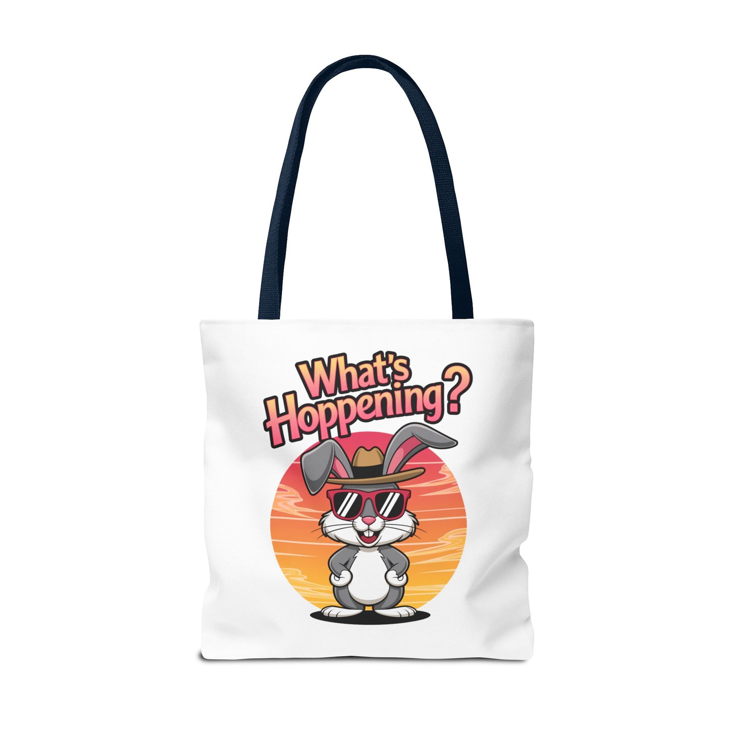 Bunny Tote Bag - 'What's Hoppening'