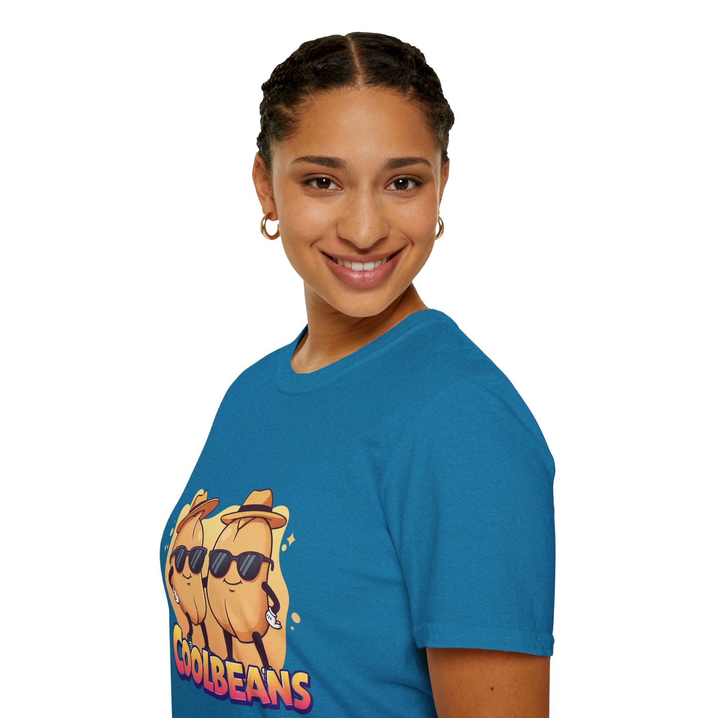Cool Beans T-Shirt - Two Cooler-Than-Cool Beans With Sunglasses, Quirky Food-Pun Gift Tee for Him, Her or Besties - Perfect Humor and Style