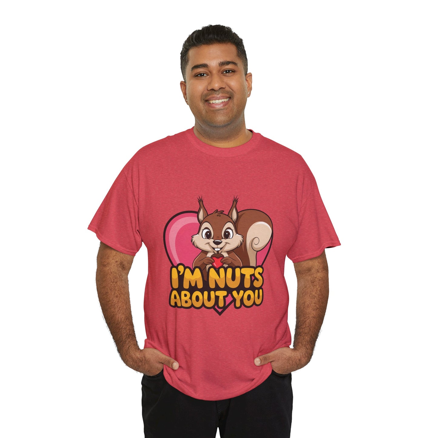 I’m Nuts About You Shirt, Funny Valentine Shirt, Squirrel Love T Shirt, Cute Animal Pun Tee, Valentine Gift For Him Her