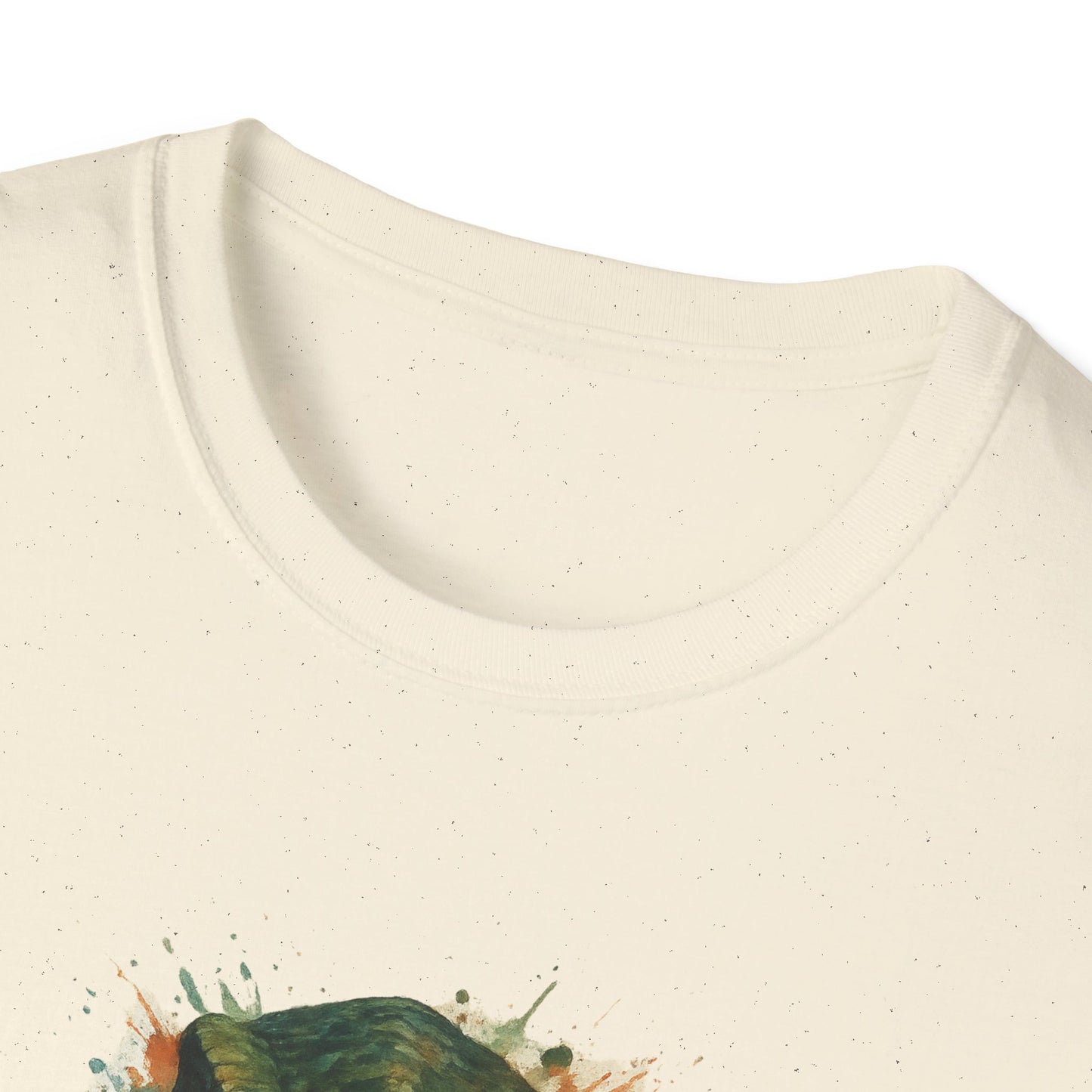 Watercolor Velociraptor T-Shirt | Dinosaur Lover Gift | Artistic Paleo Tee - Unique Dino Art Tee for Men Women Jurassic Apparel