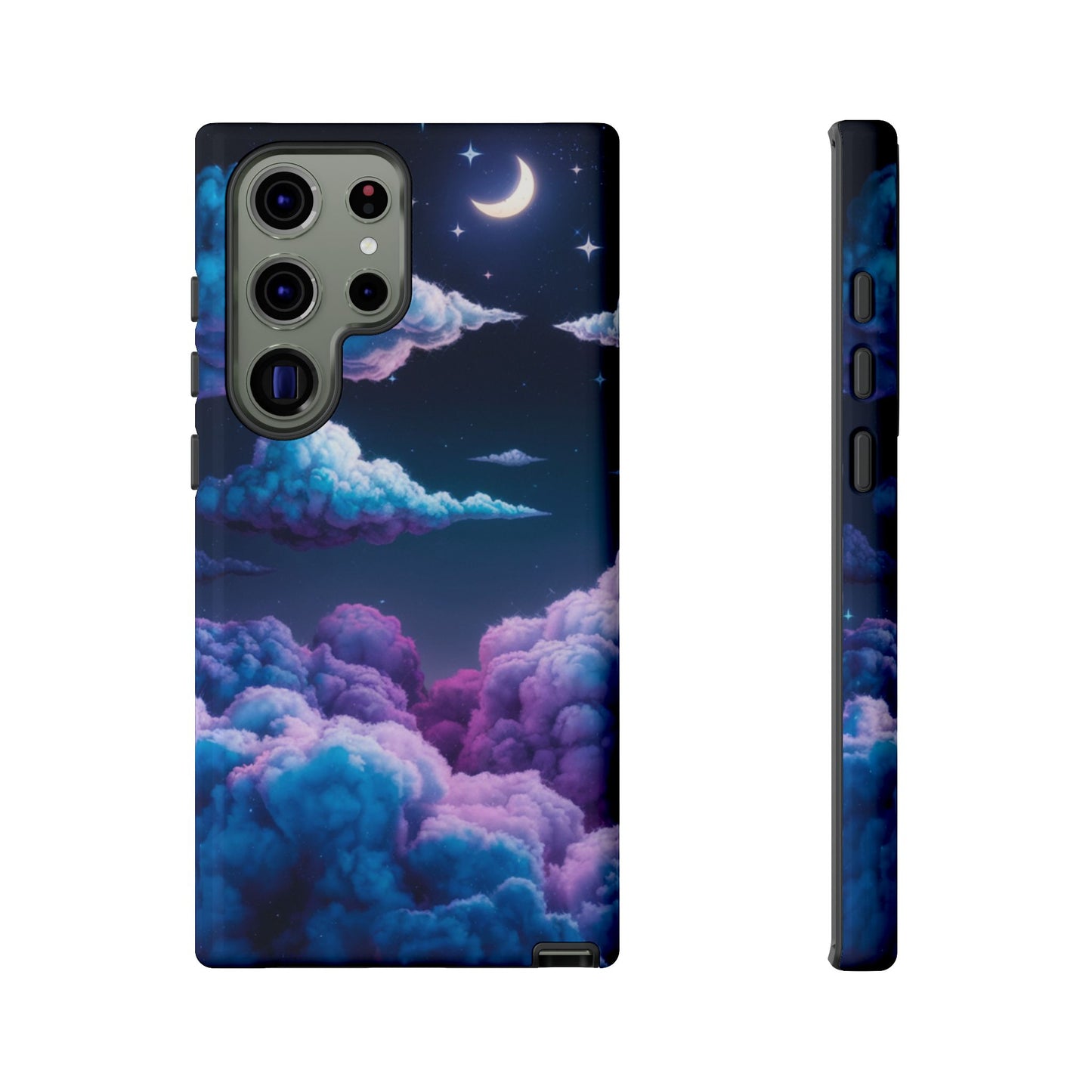 Dreamy Clouds & Moon Tough Samsung Galaxy Case
