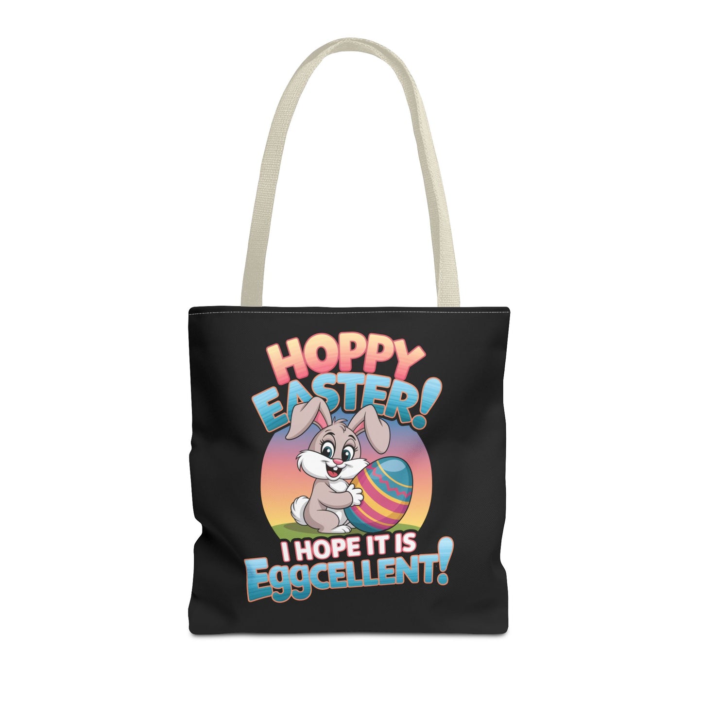 Happy Easter Tote Bag Eggcellent Bunny Design Easter Bag Easter Gift Easter Tote Accessory