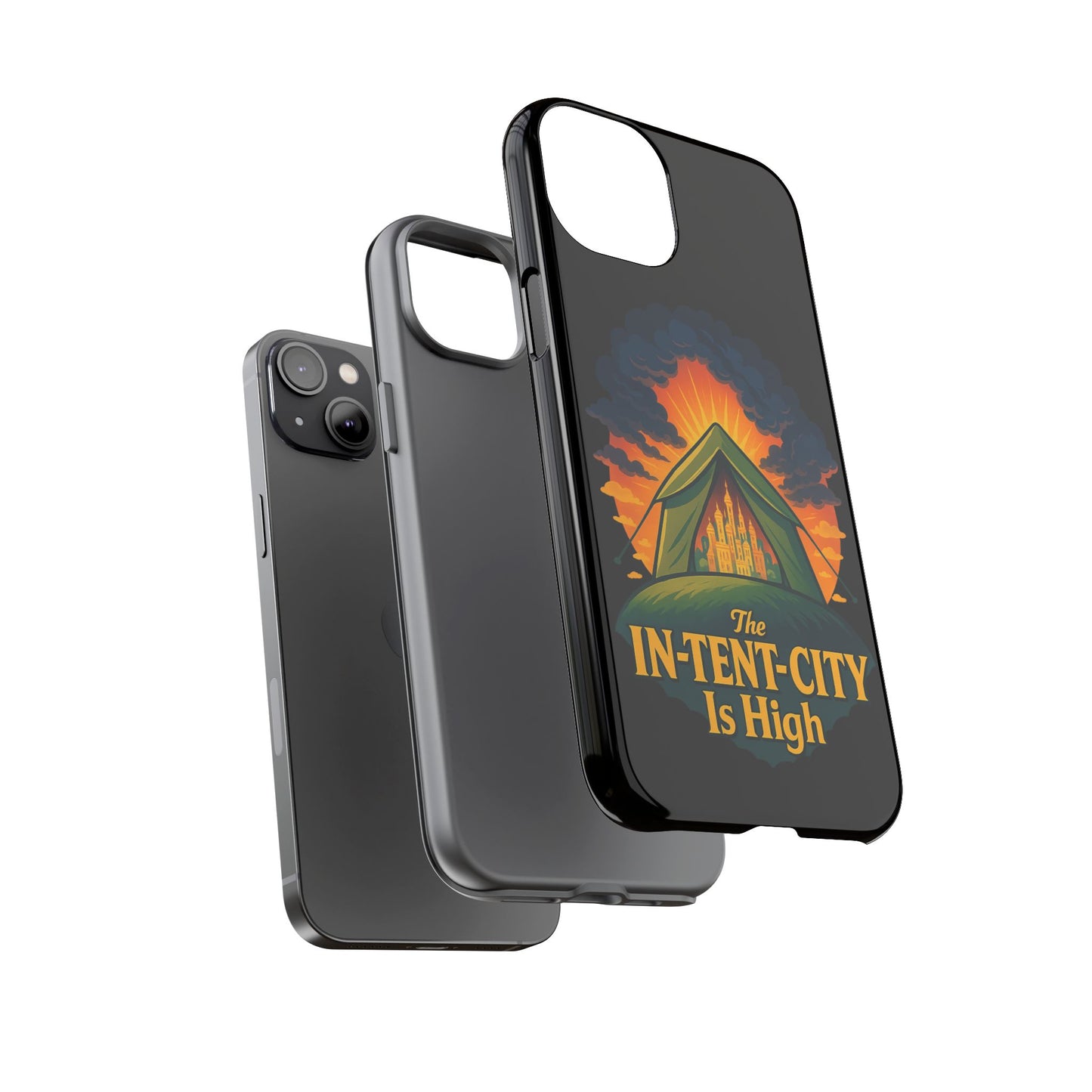 iPhone Case - The In-Tent-City is High Design Intense Phone Case Funny Intensity iPhone Case