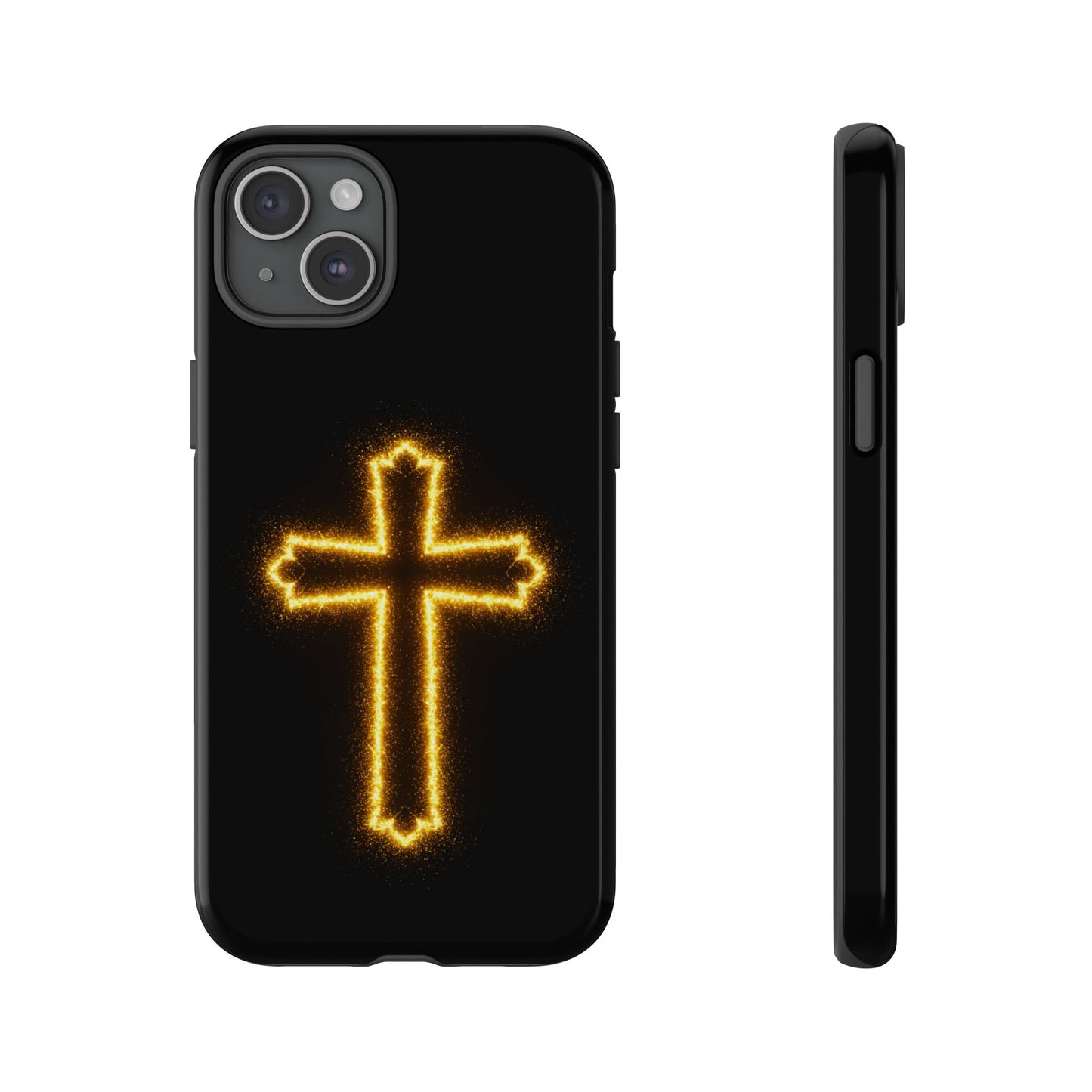Glowing Cross Phone Case - Faith-Inspired Tough Cases