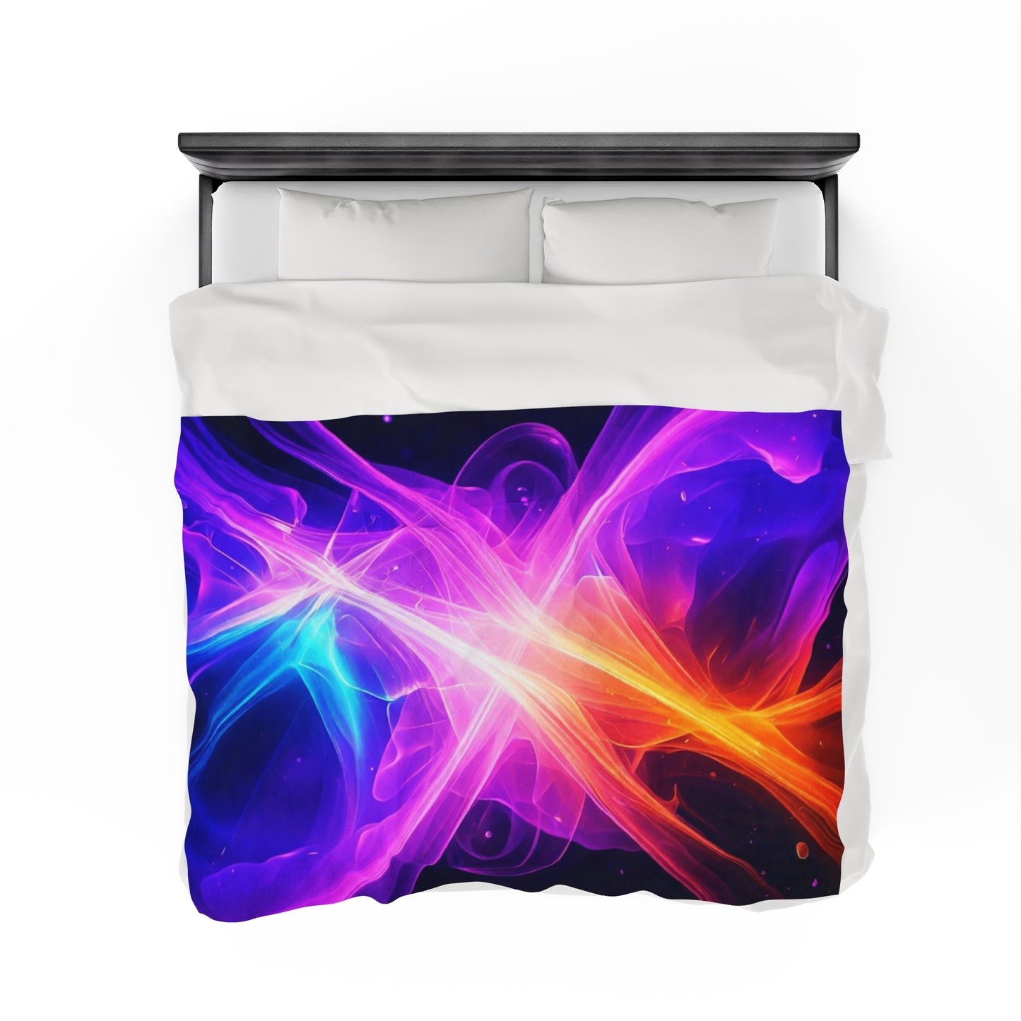 Color Splash Plush Velveteen Blanket