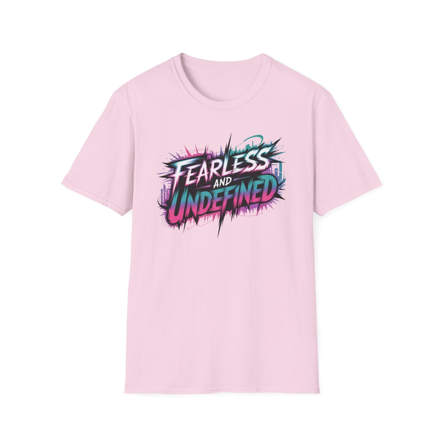 Fearless And Undefined T-Shirt, KPop Anime Inspired Graphic Tee, Empowering Quote Shirt, Bold Aesthetic Top For Fans, Dreamers, And Performers