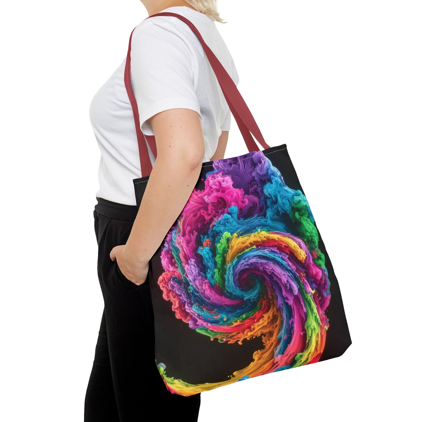 Colorful Swirl Tote Bag