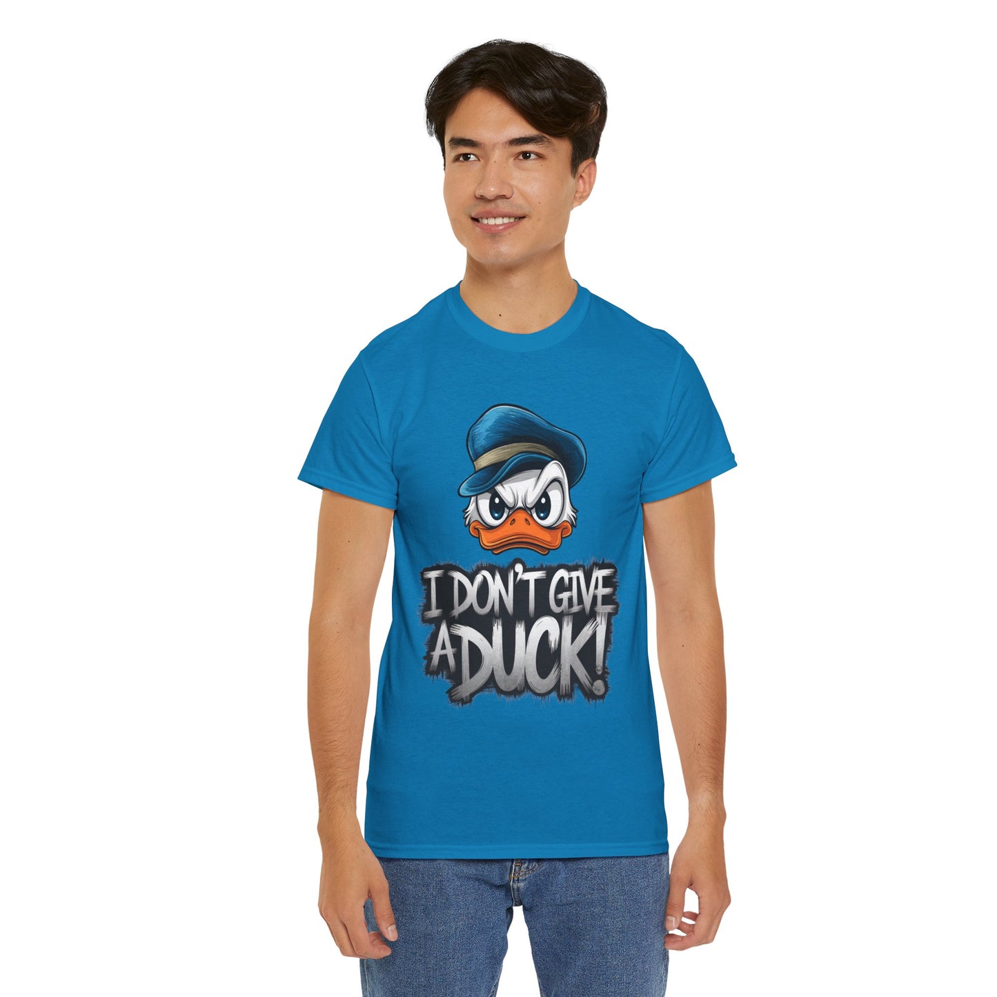 I Don’t Give a Duck Shirt – Funny Grumpy Duck Tee – Sarcastic Animal Graphic Shirt – Unisex Gift for Duck Lovers & Meme Fans