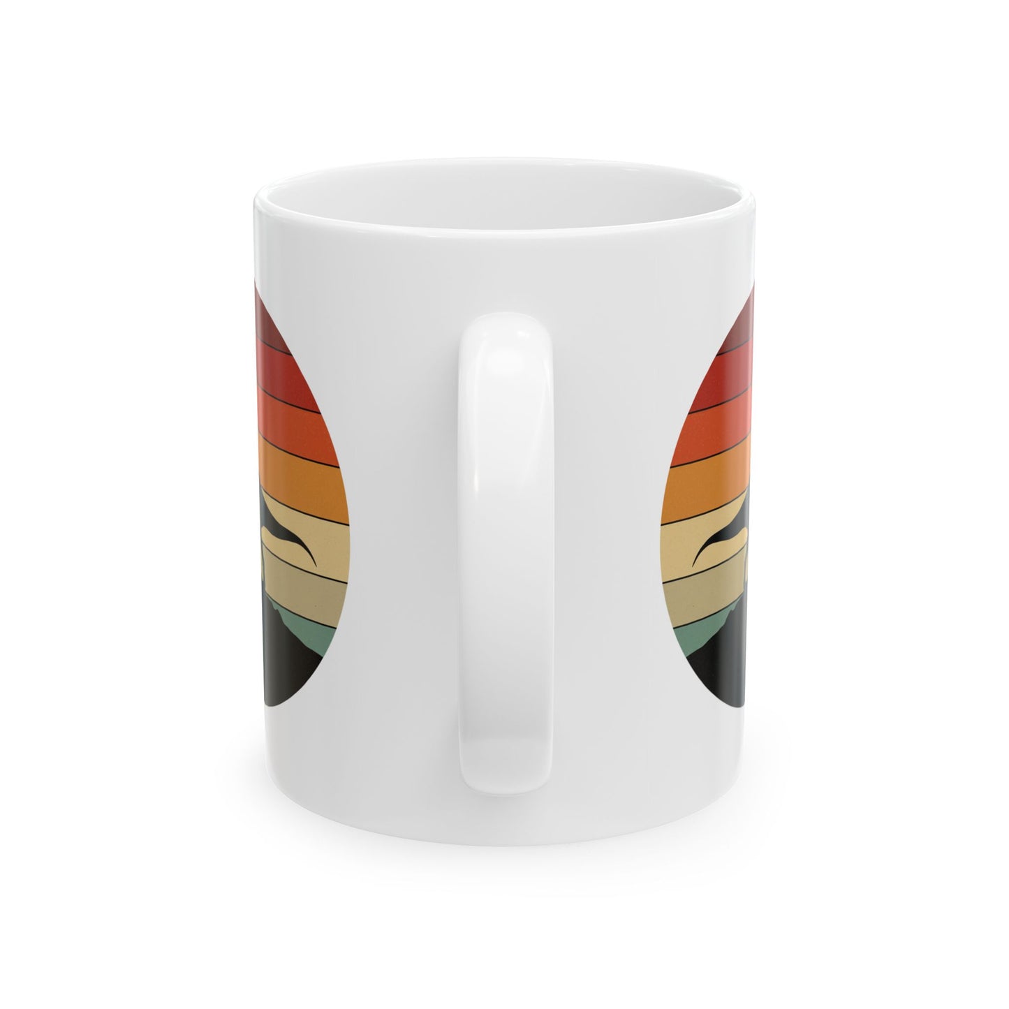 Retro T-Rex Dinosaur Coffee Mug - Funny Tea-Rex Ceramic Cup, Gift for Dino Lovers and Office Humor - 11oz or 15oz