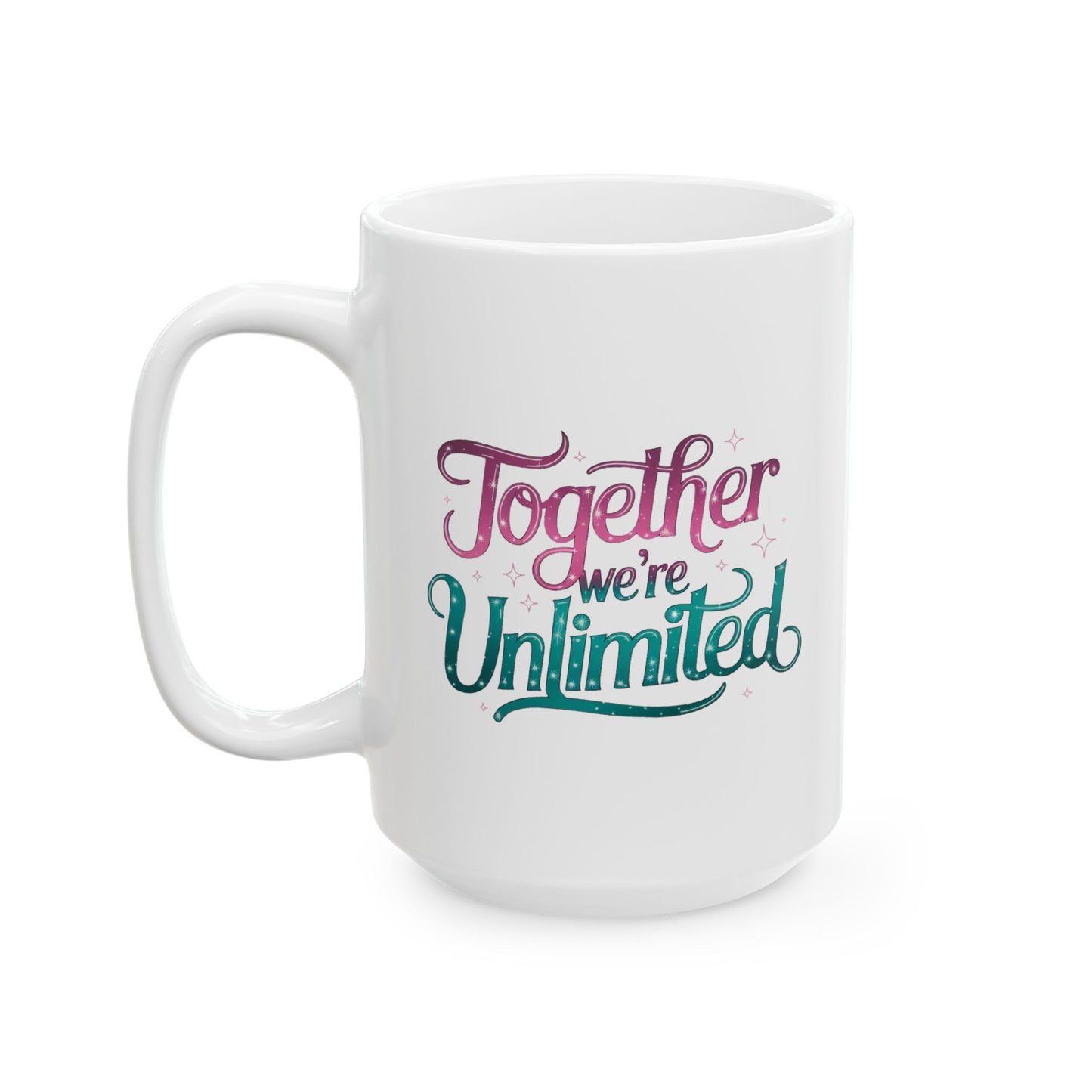 Together We’re Unlimited Mug – Wicked Musical Inspired Gift, Broadway Theater Quote Coffee Cup, Friendship Empowerment Mug, 11oz & 15oz