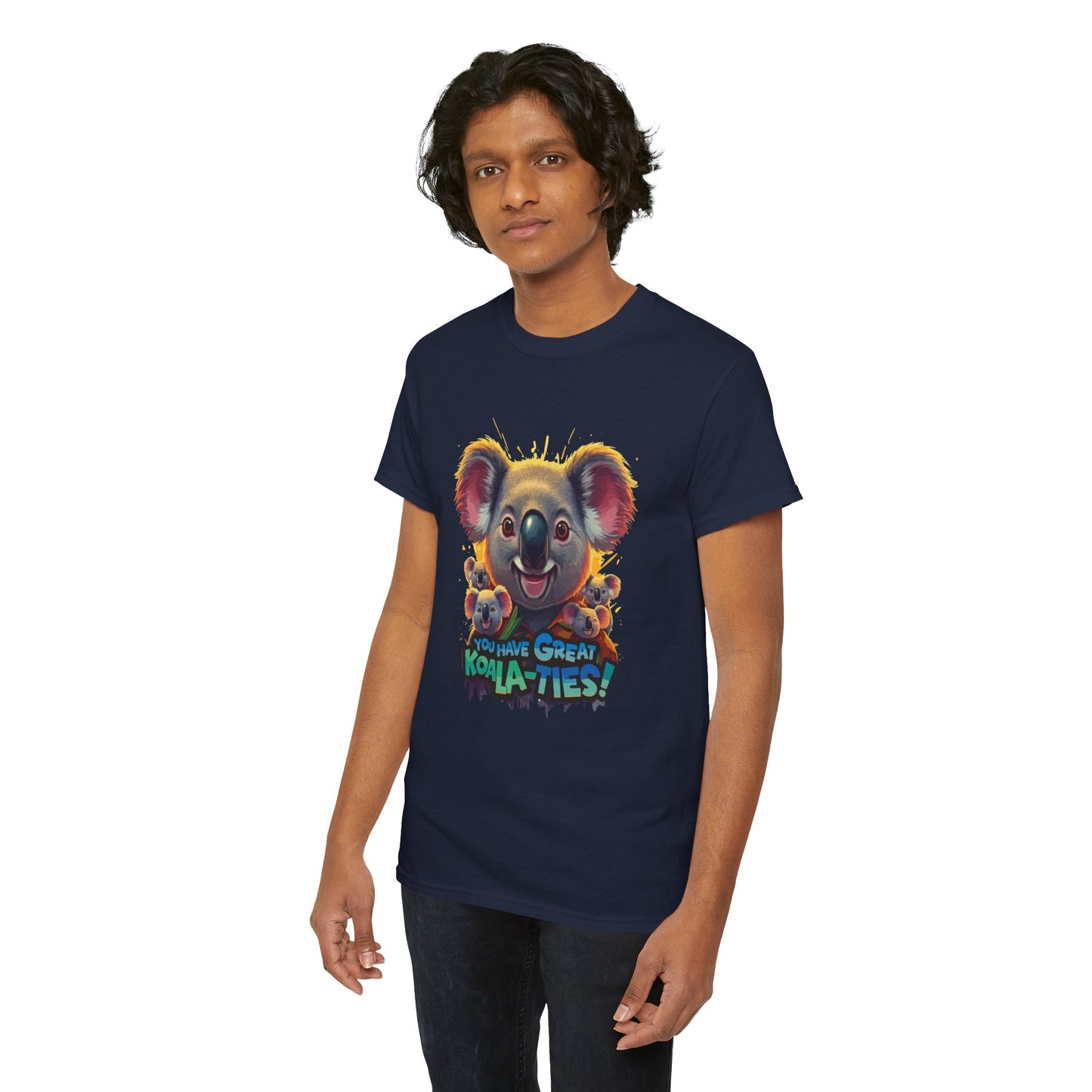 You Have Great Koala‑ties Tee – Cute Koala Pun T‑Shirt, Animal Lover Gift, Funny Wildlife Graphic, Unisex Casual Tee