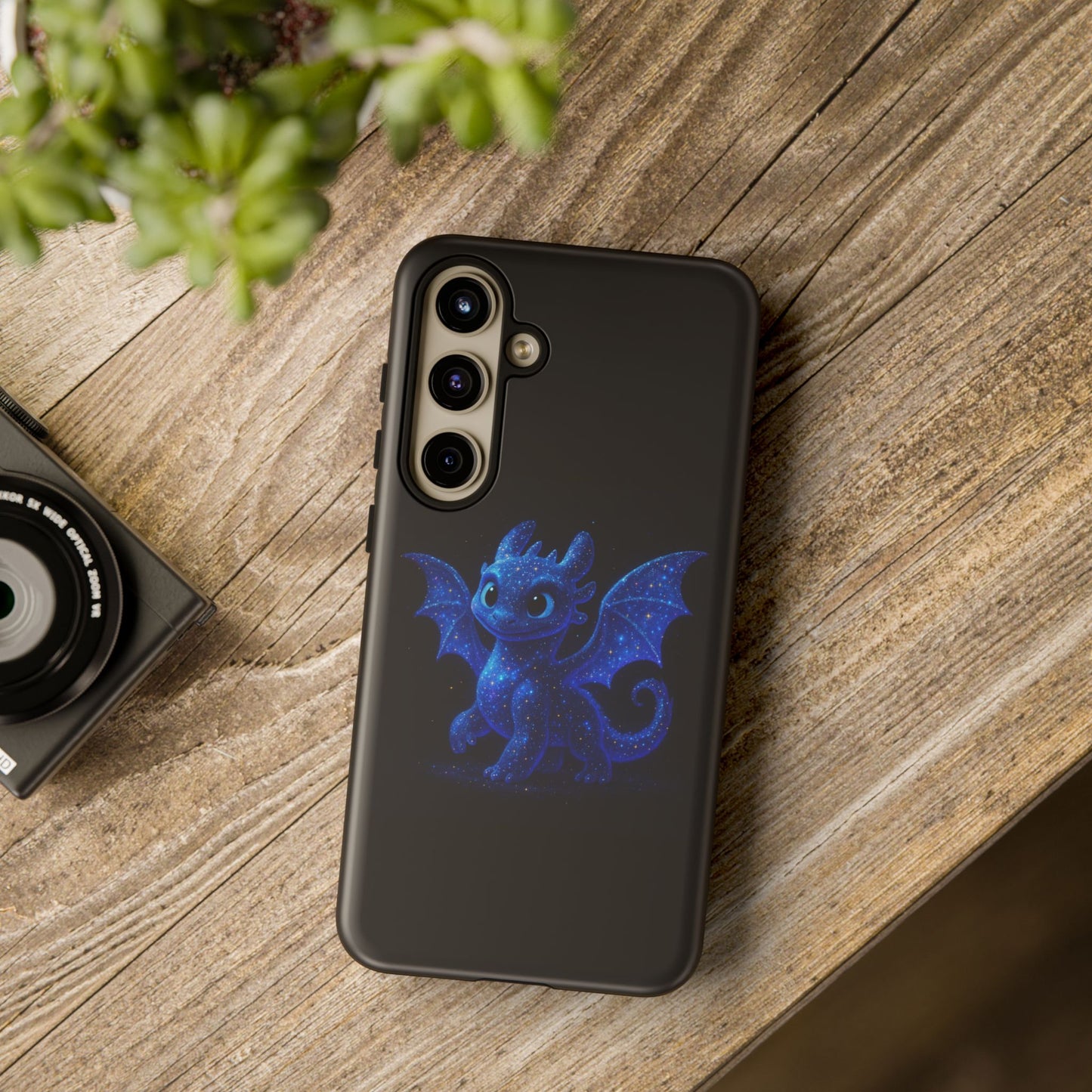 Galaxy Dragon Samsung Case - Fantasy Starry Night Art for Galaxy Phone | Cute Cosmic Dragon Phone Cover Gift for Her or Him