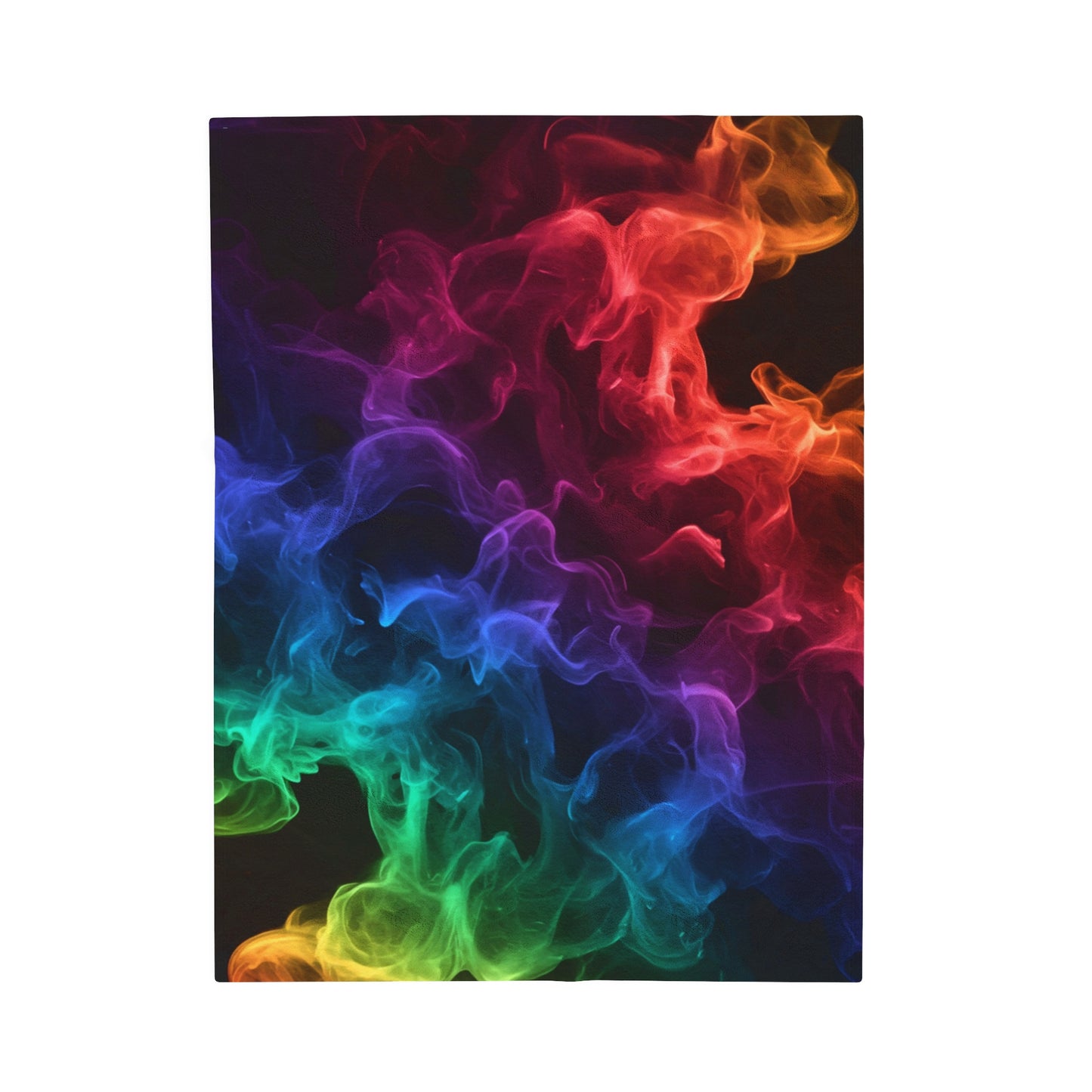 Color Smoke Clash Blanket