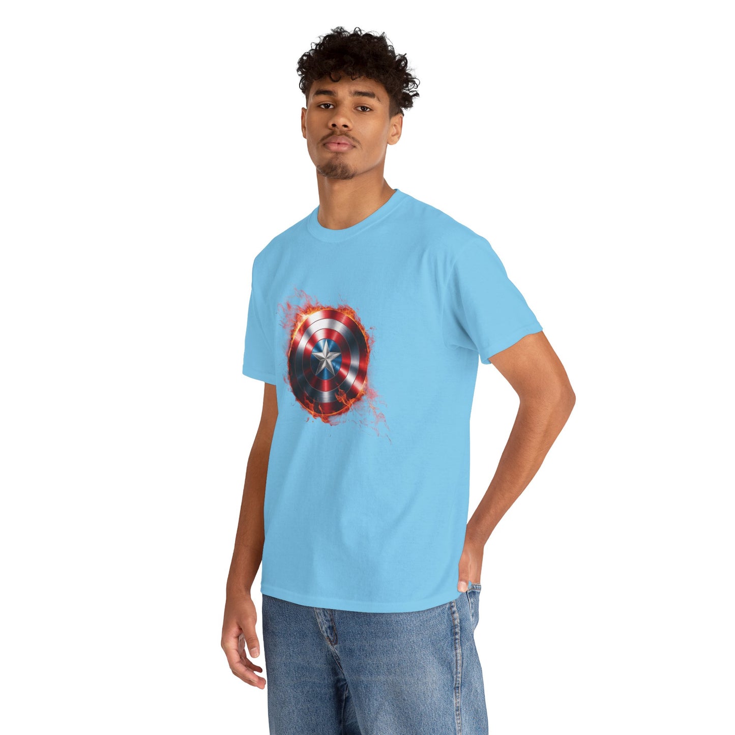 Captain America Flame Tee