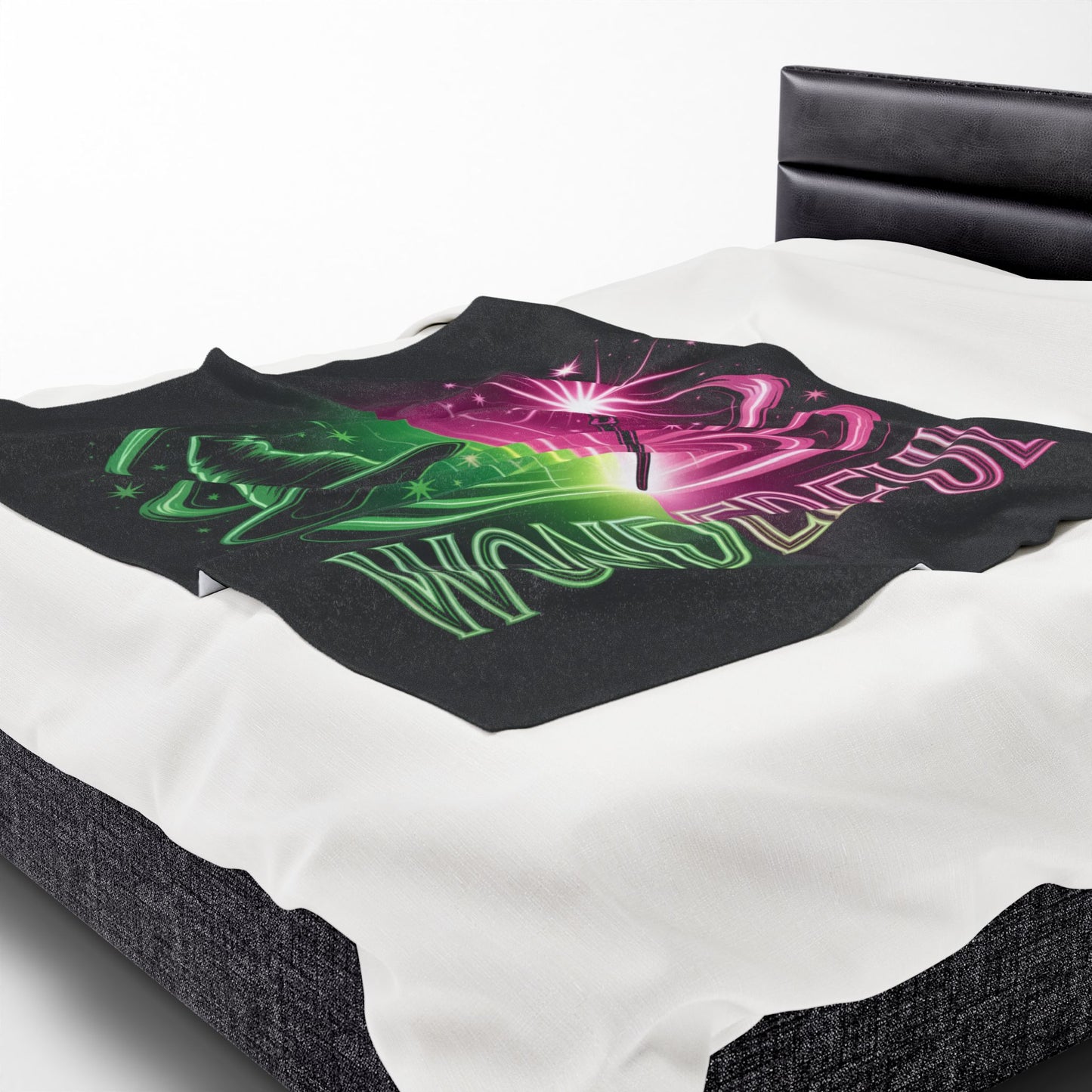 Wonderful Broadway-Inspired Blanket, Neon Theater Throw, Cozy Musical Gift, Soft Fleece Bed Blanket, Magical Room Decor For Broadway Fans