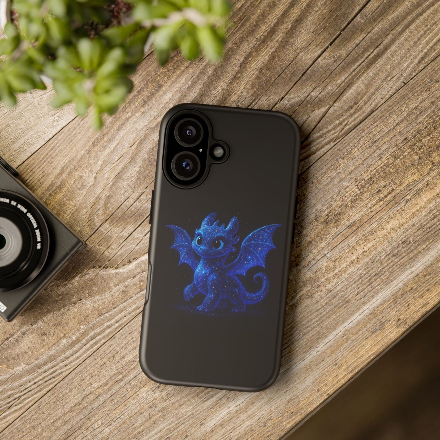Galaxy Dragon iPhone Case - Cute Fantasy Star Phone Cover for iPhone Phones | Gift for Dragon Lover | Cosmic Creature Art