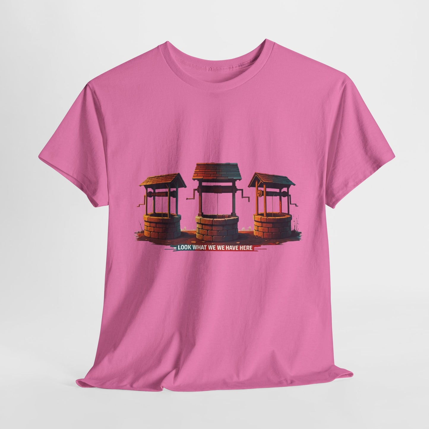 Funny “Well Well Well” T-Shirt • Pun Graphic Tee with Wishing Wells • Retro Vintage Humor Shirt • Gift for Pun Lovers & Joke Fans