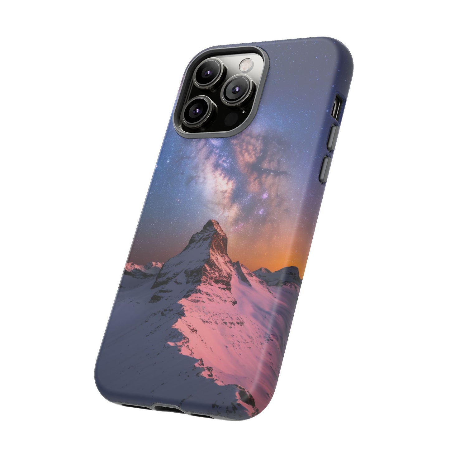 iPhone Case Mountain Top and Milky Way Nature Phone Case Unique Gift