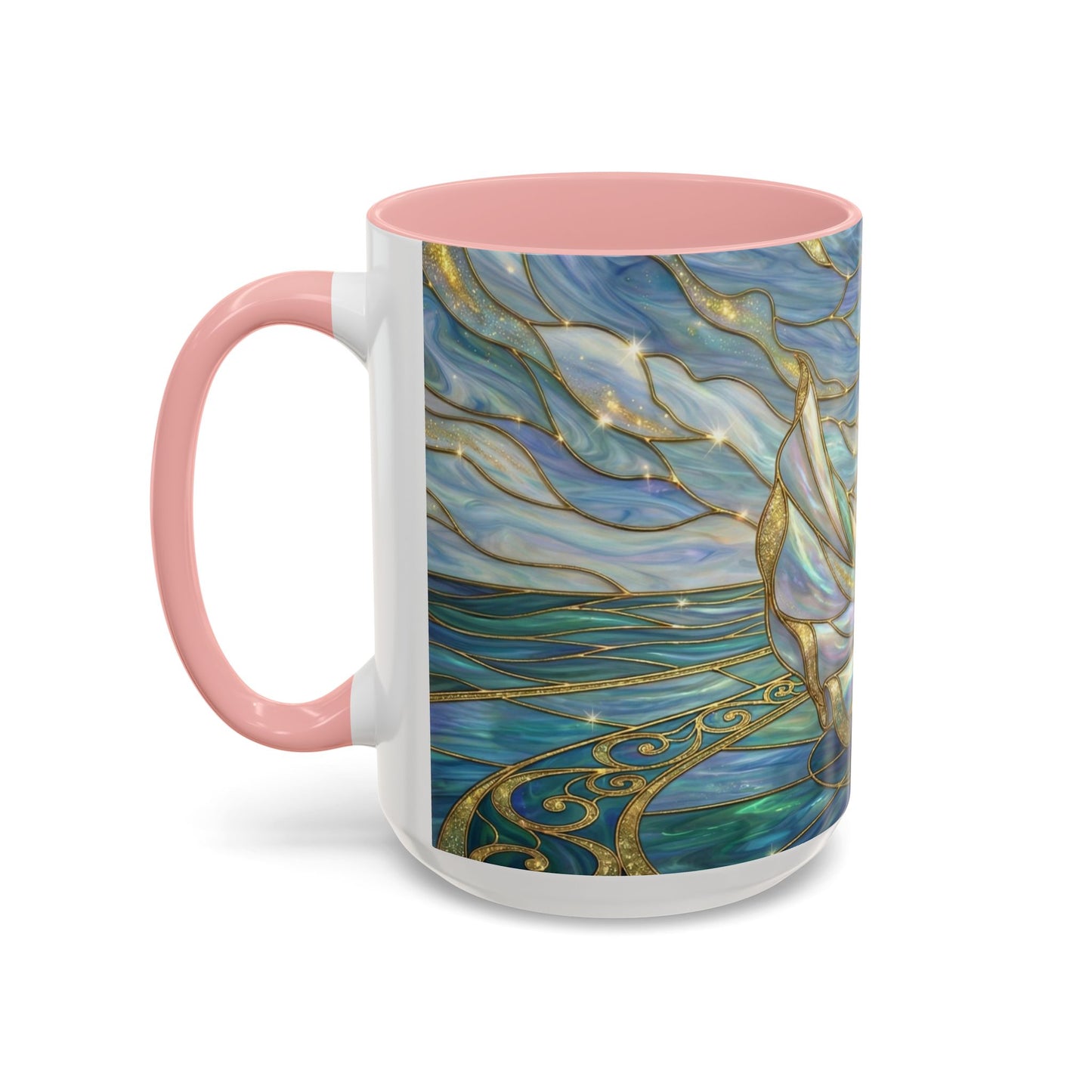 Stained Glass Mug, Dancing Couple Coffee Cup, Romantic Anniversary Gift, Ballroom Dancer Tea Cup, Wedding Present For Couple, Art Mug