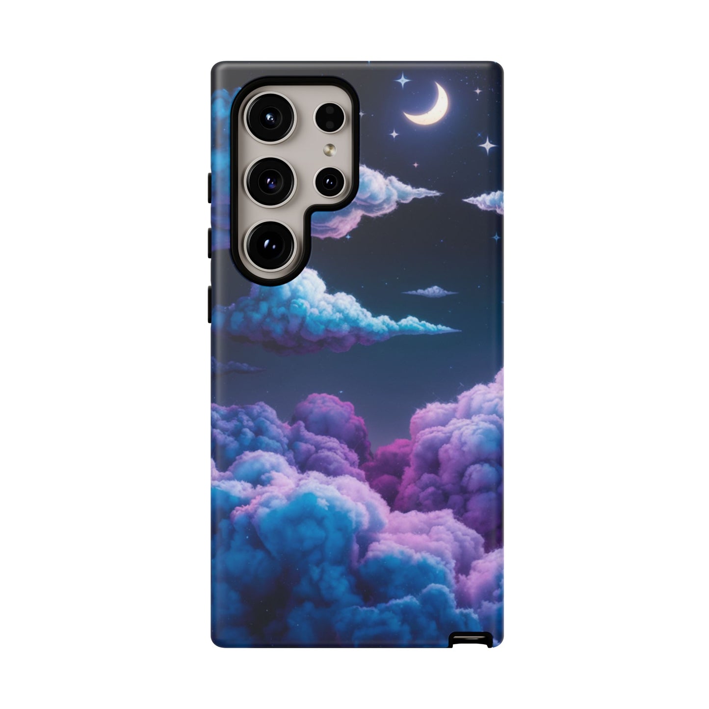 Dreamy Clouds & Moon Tough Samsung Galaxy Case