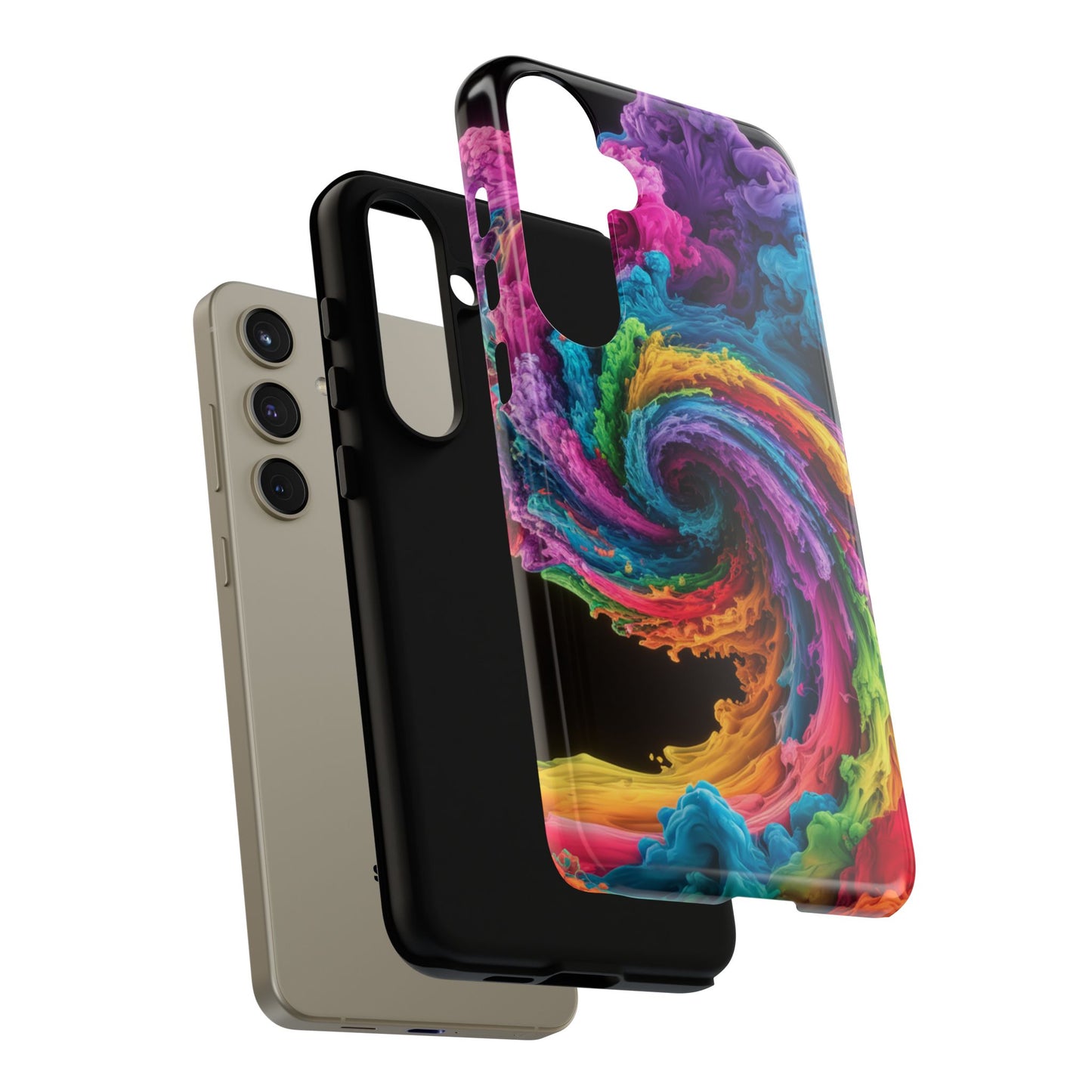 Phone Case - Colorful Swirl Design for Samsung Galaxy