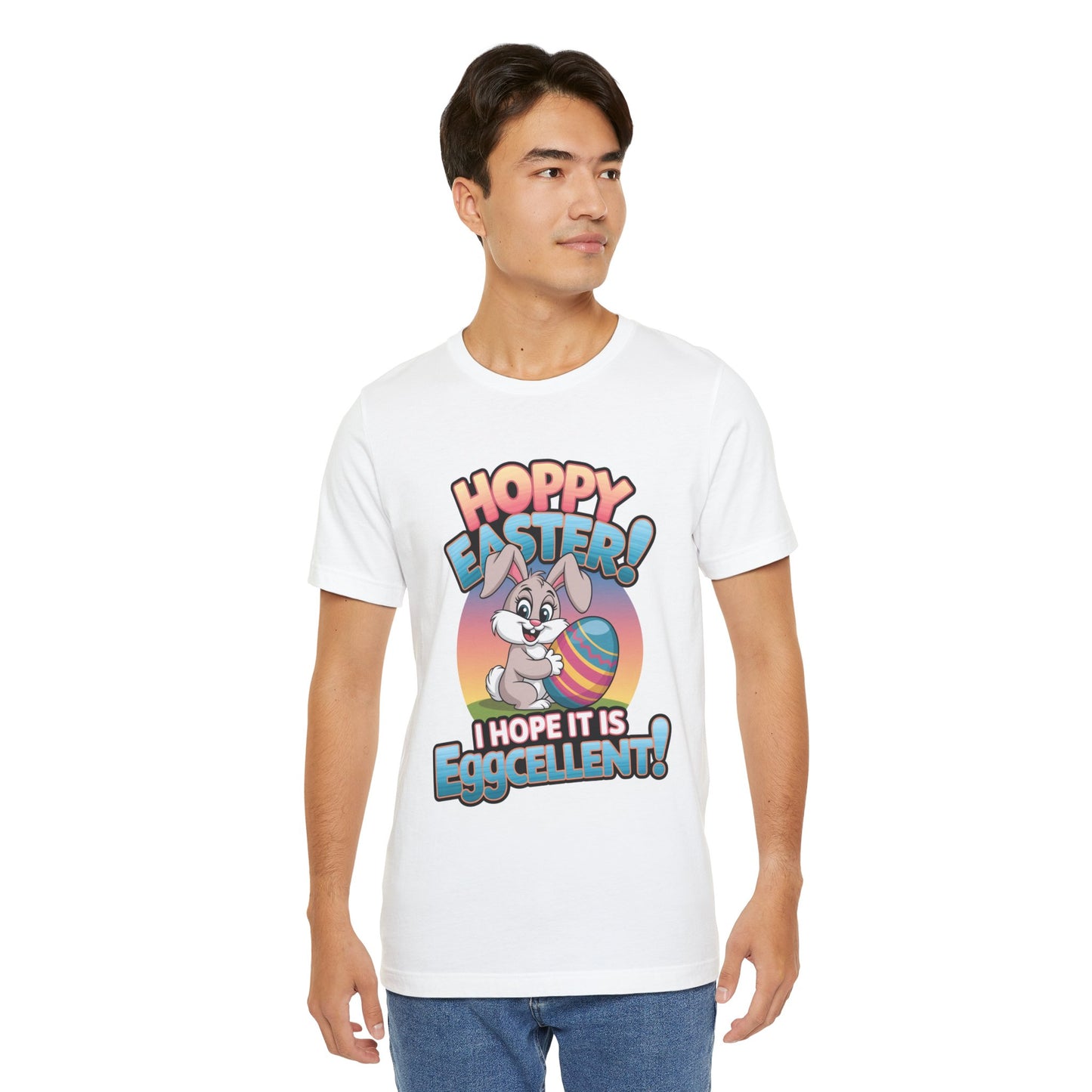 Happy Easter Unisex Tee Easter Shirt Easter Bunny T Shirt Easter Apparel Easter Bunny Outfit