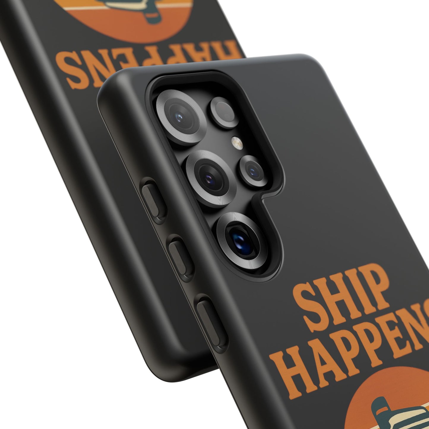 Samsung Case - Ship Happens Sunset Cruise Ship Nautical Phone Case Travel Accessory Gift for Travel Lovers Cruise Case