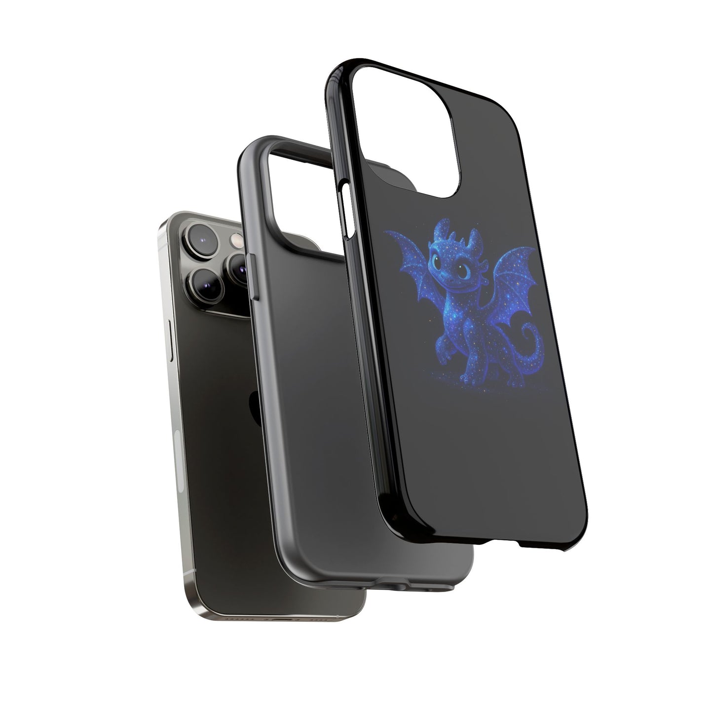 Galaxy Dragon iPhone Case - Cute Fantasy Star Phone Cover for iPhone Phones | Gift for Dragon Lover | Cosmic Creature Art