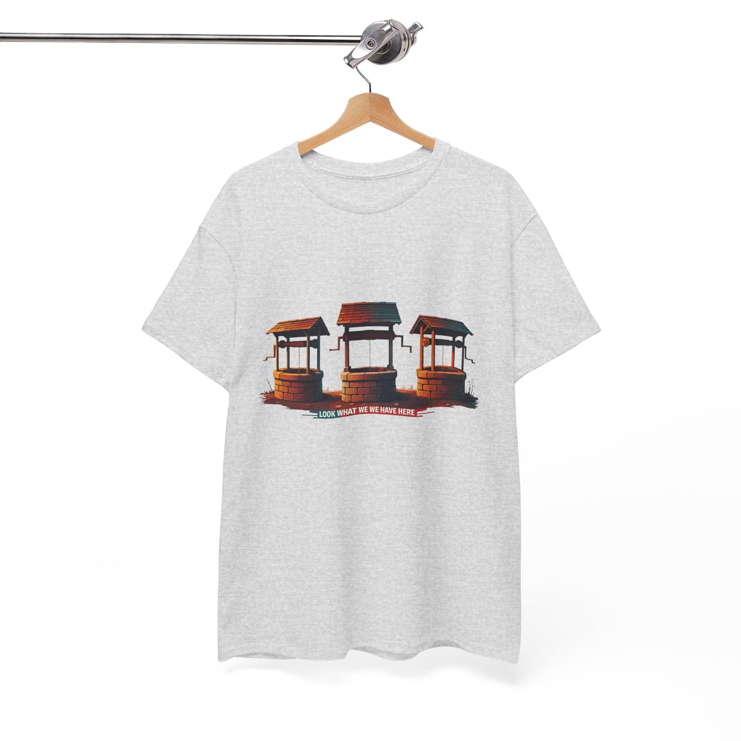 Funny “Well Well Well” T-Shirt • Pun Graphic Tee with Wishing Wells • Retro Vintage Humor Shirt • Gift for Pun Lovers & Joke Fans