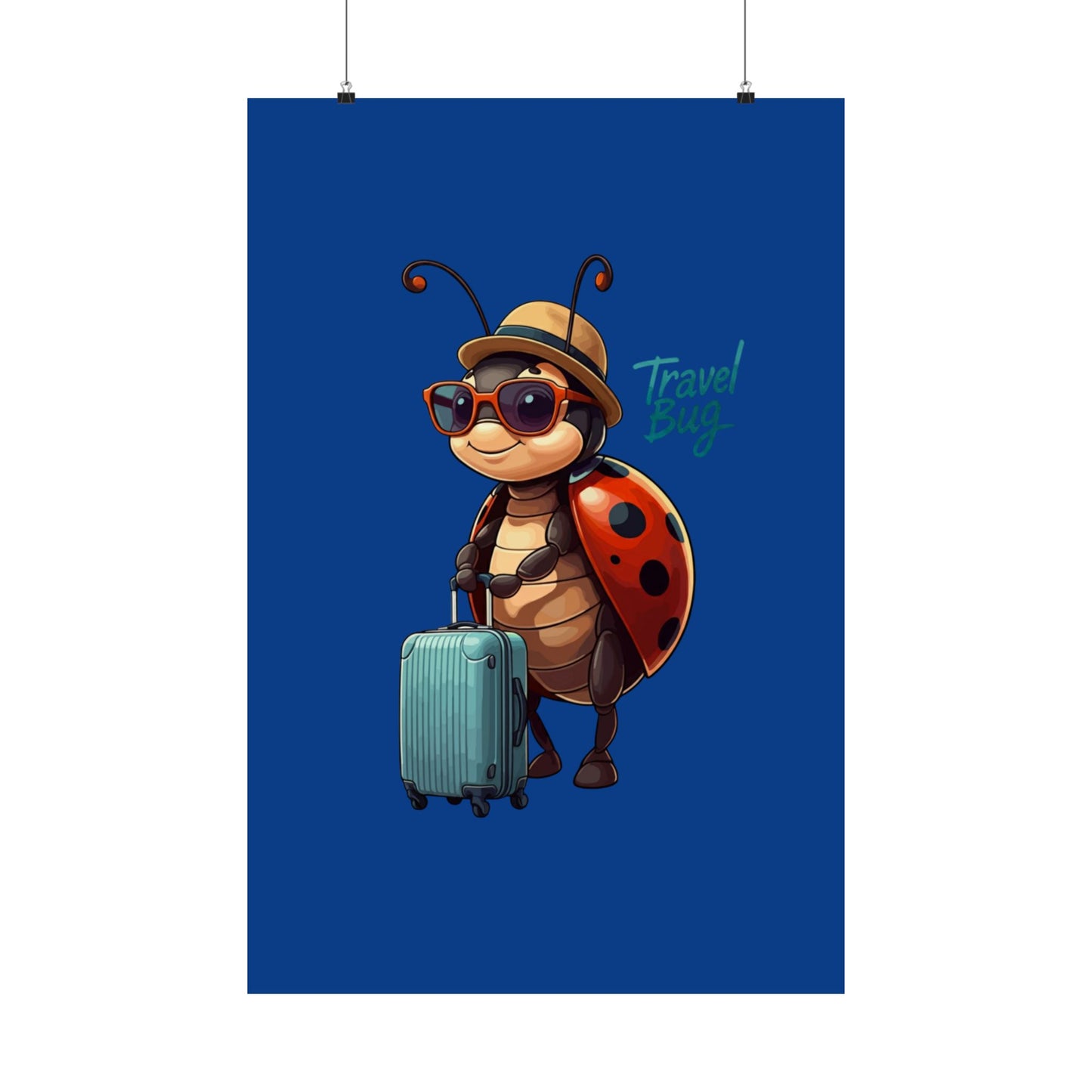 Vertical Poster - Travel Bug Ladybug