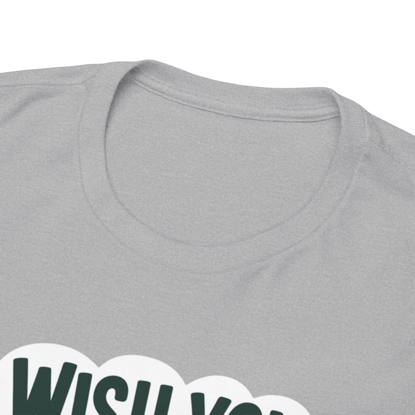 Wish You Were Deer Funny Christmas T-Shirt, Cute Reindeer Holiday Tee, Pun Christmas Shirt, Festive Santa Hat Deer Graphic Tee Gift