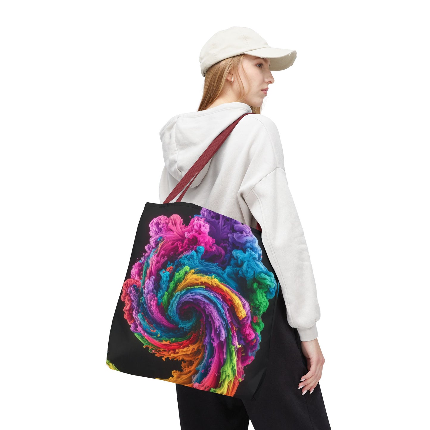 Colorful Swirl Tote Bag