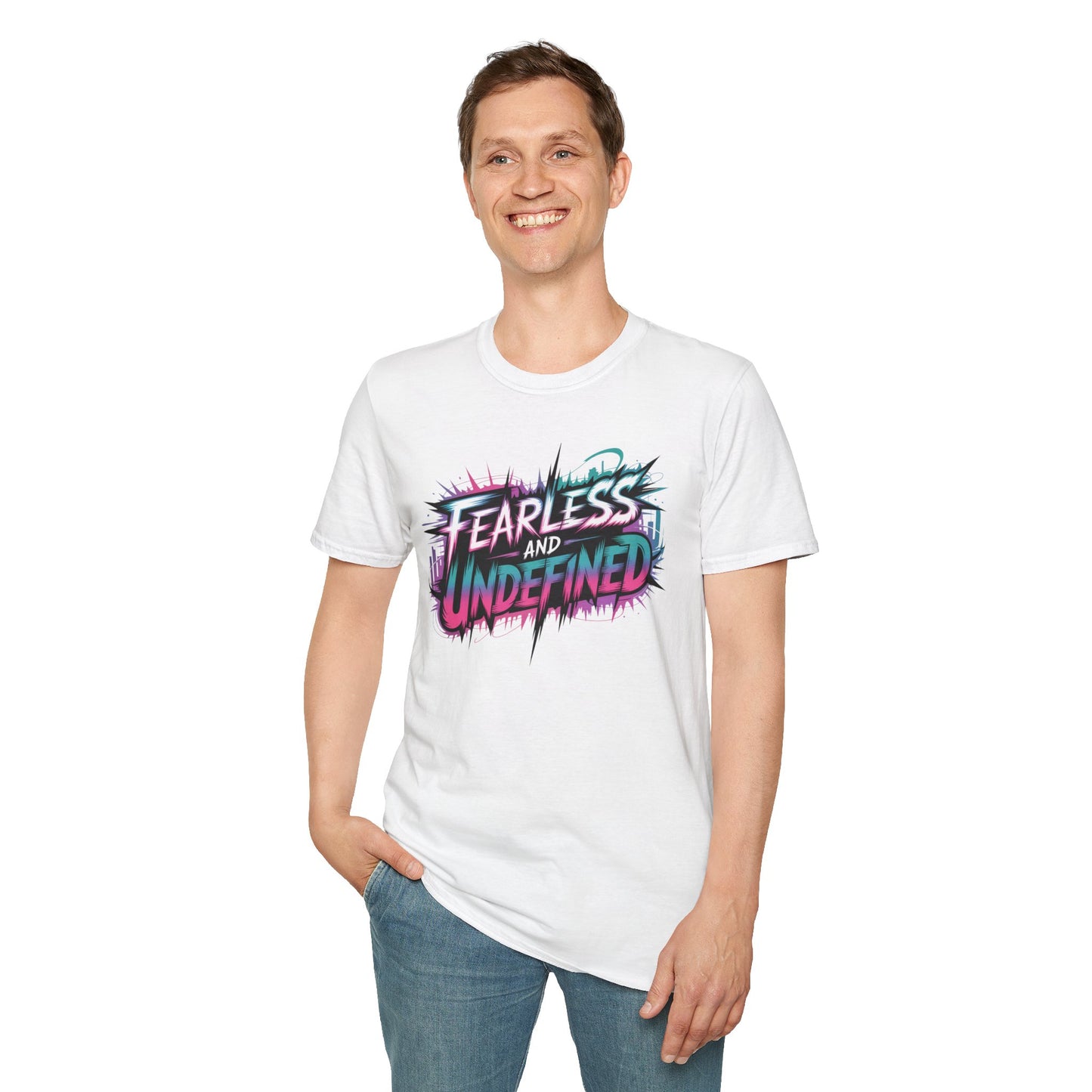 Fearless And Undefined T-Shirt, KPop Anime Inspired Graphic Tee, Empowering Quote Shirt, Bold Aesthetic Top For Fans, Dreamers, And Performers