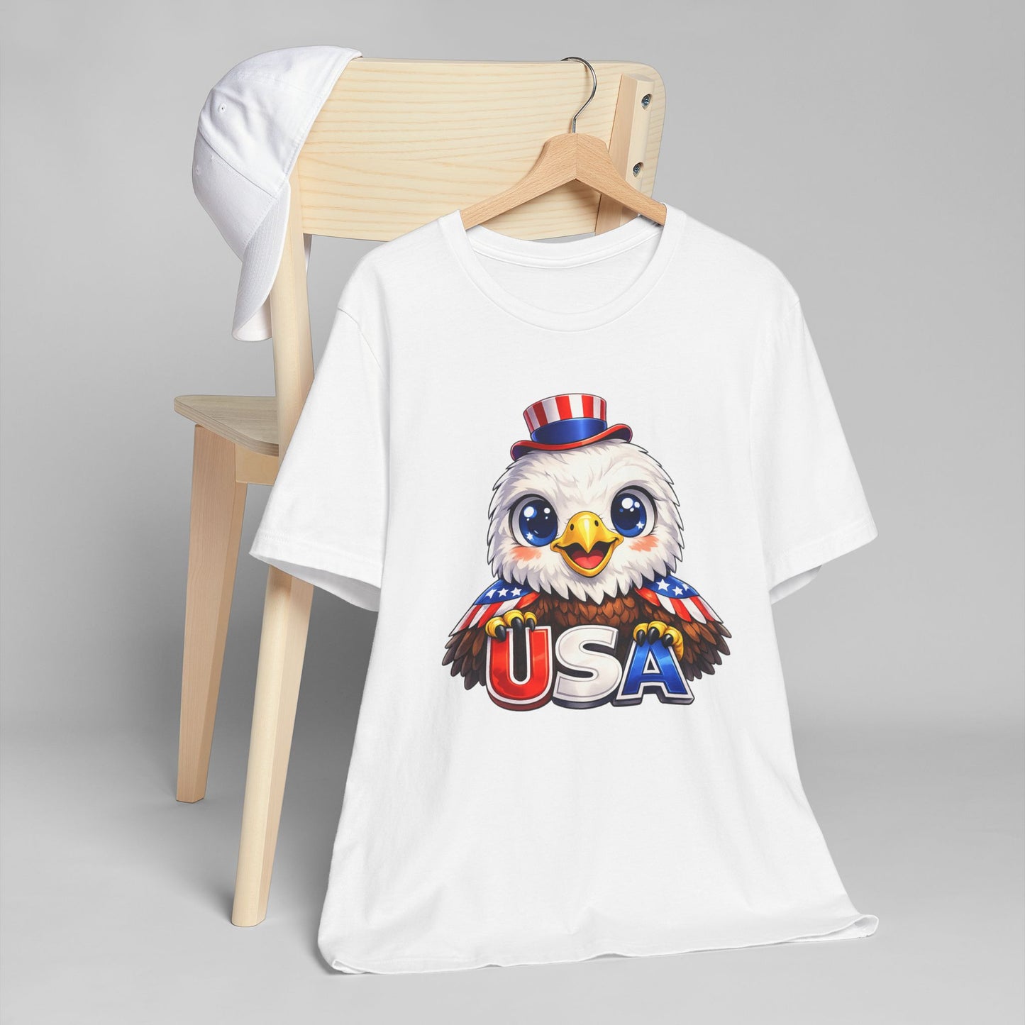 Cute USA Eagle Shirt, Patriotic Eagle T Shirt, Fourth Of July Shirt, American Flag Eagle Tee, Freedom Graphic Shirt, USA Pride Top