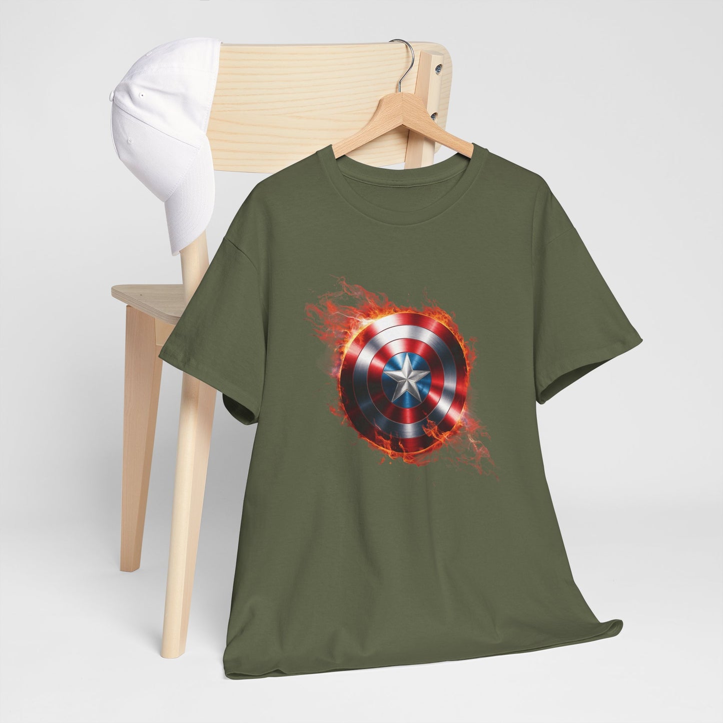 Captain America Flame Tee