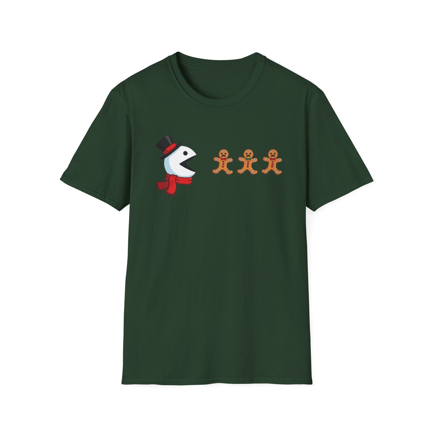 Funny Snowman And Gingerbread T-Shirt, Cute Christmas Tee, Holiday Humor Shirt, Festive Graphic Tee For Men And Women, Winter Gift Idea